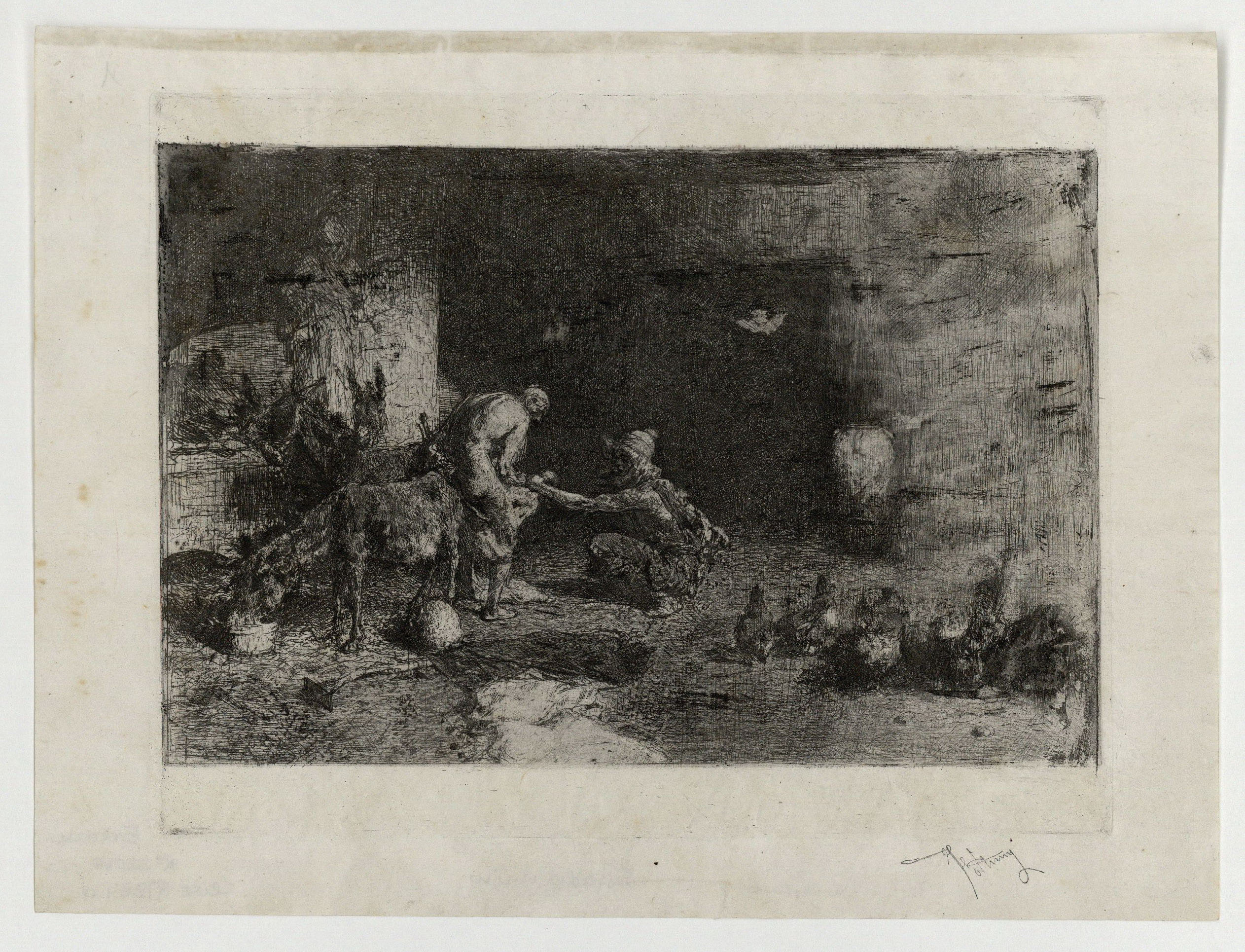 image for: Marià Fortuny - Ferrador marroquí - Cap a 1863