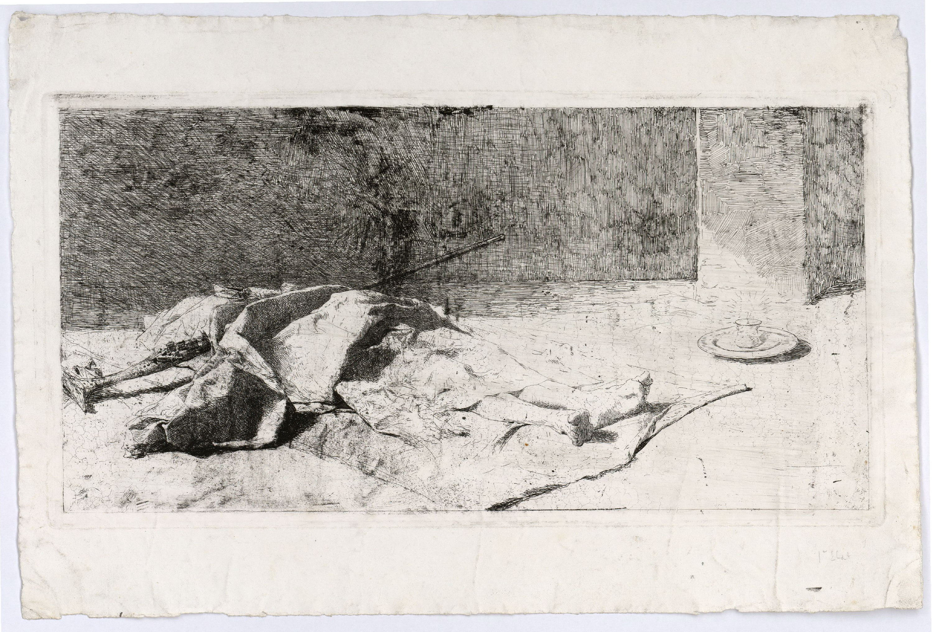 image for: Marià Fortuny - Cabilenc mort - 1867