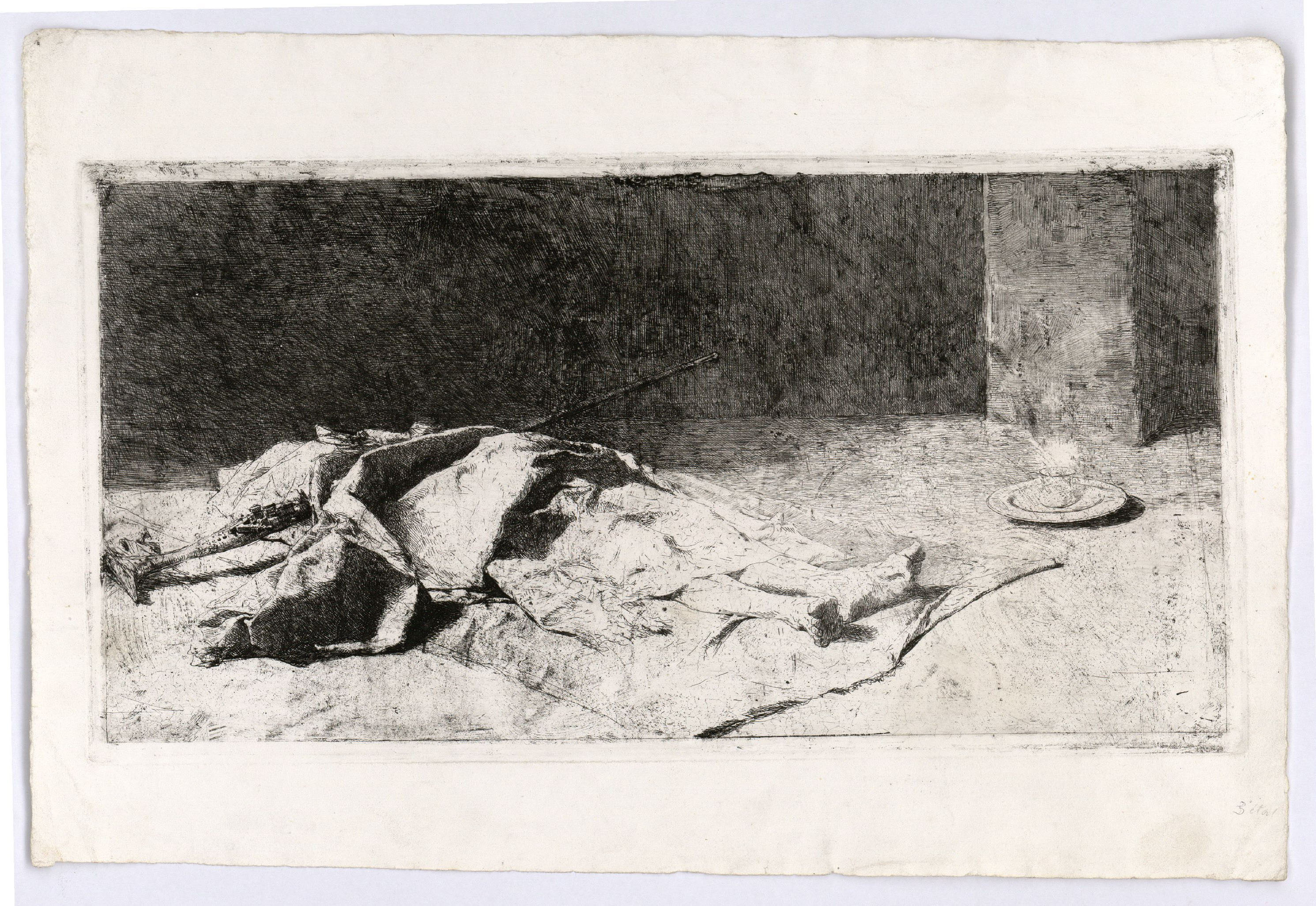 image for: Marià Fortuny - Cabilenc mort - 1867