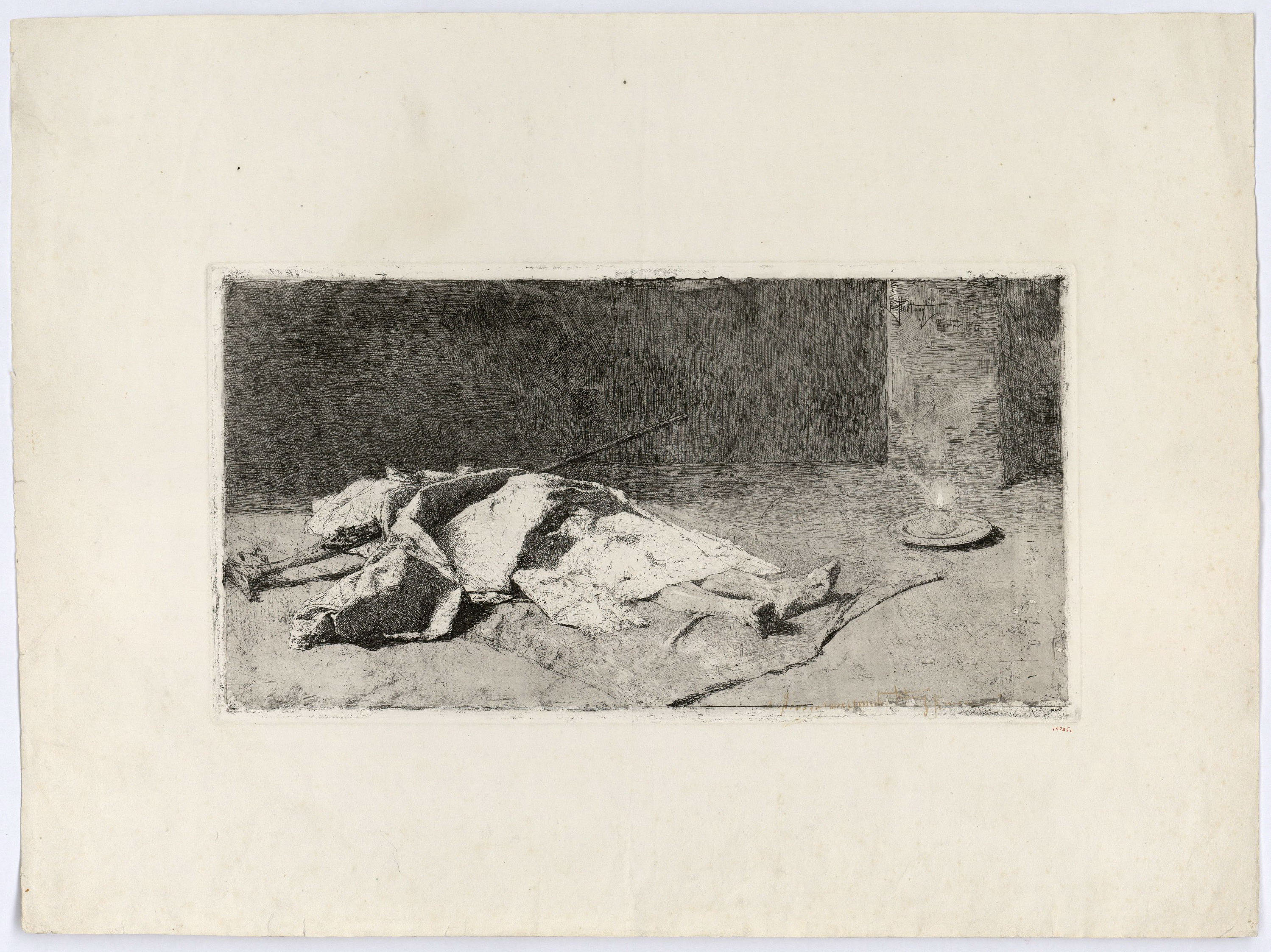 image for: Marià Fortuny - Cabilenc mort - 1867