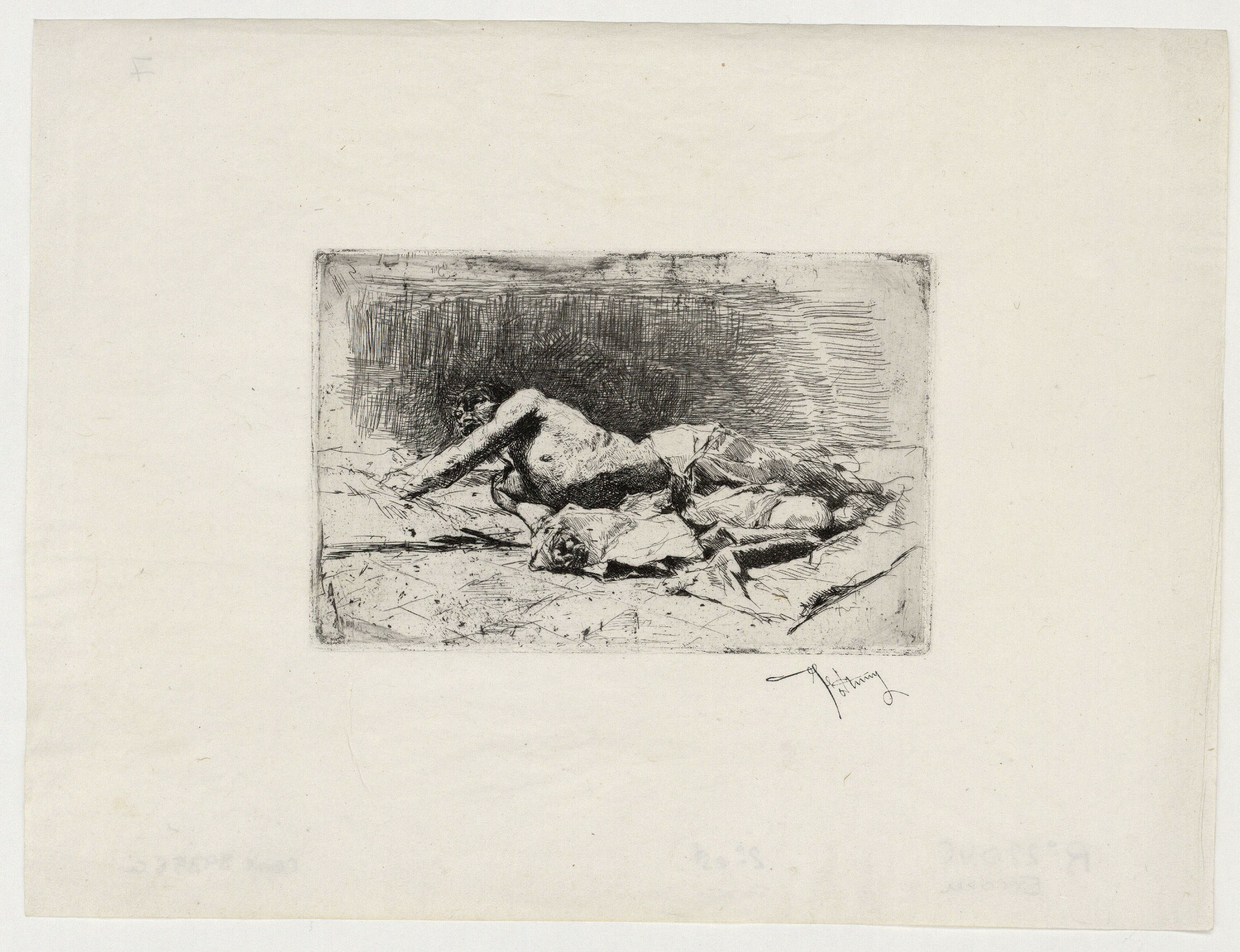 image for: Marià Fortuny - L'empestat - 1878