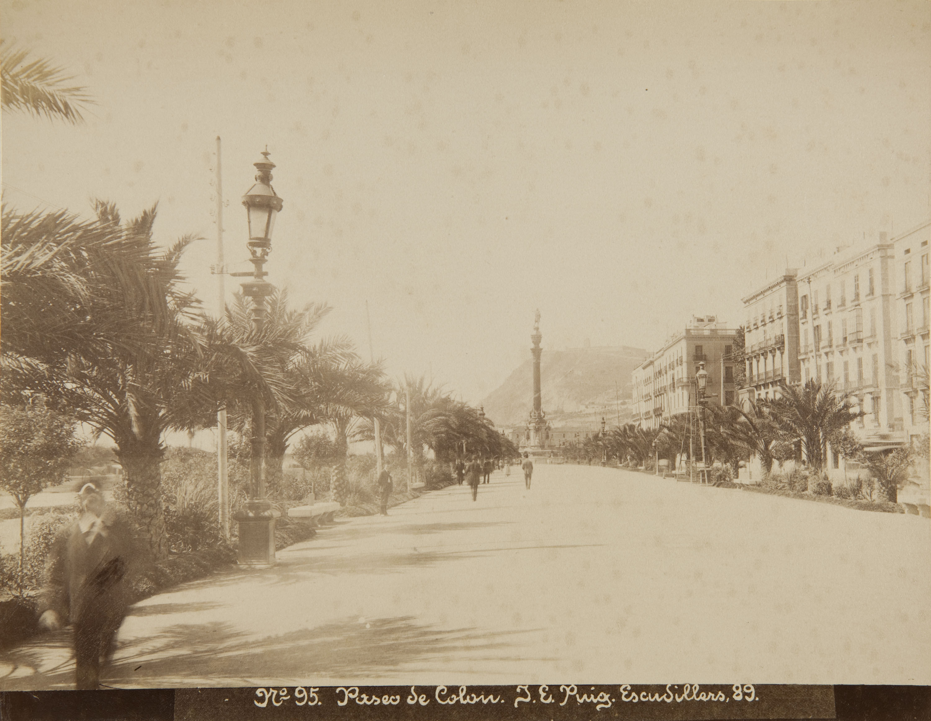 image for: Josep Esplugas  - Paseo de Colón - Cap a 1890