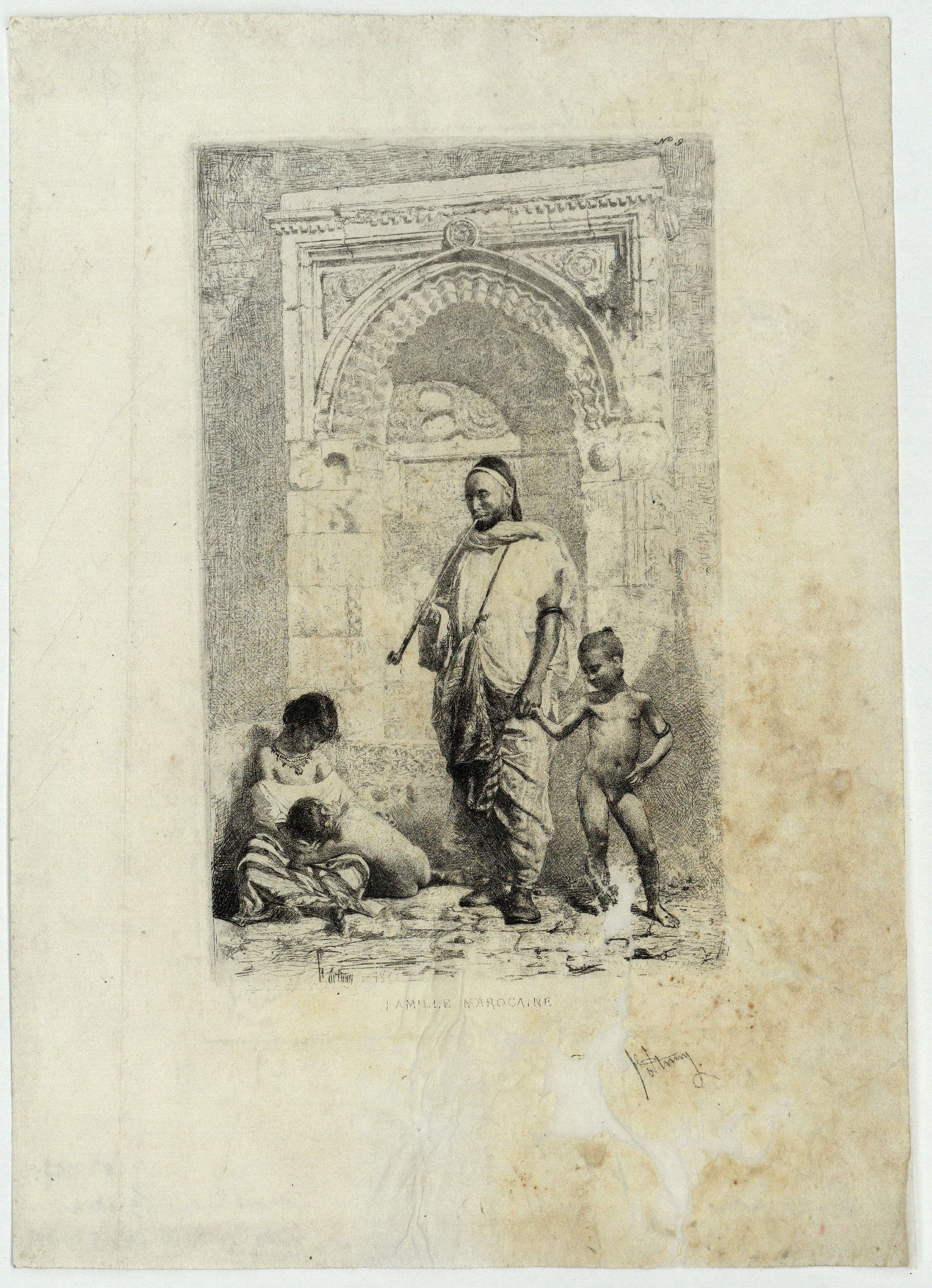 image for: Marià Fortuny - Famille marocaine (Família marroquina) - 1862