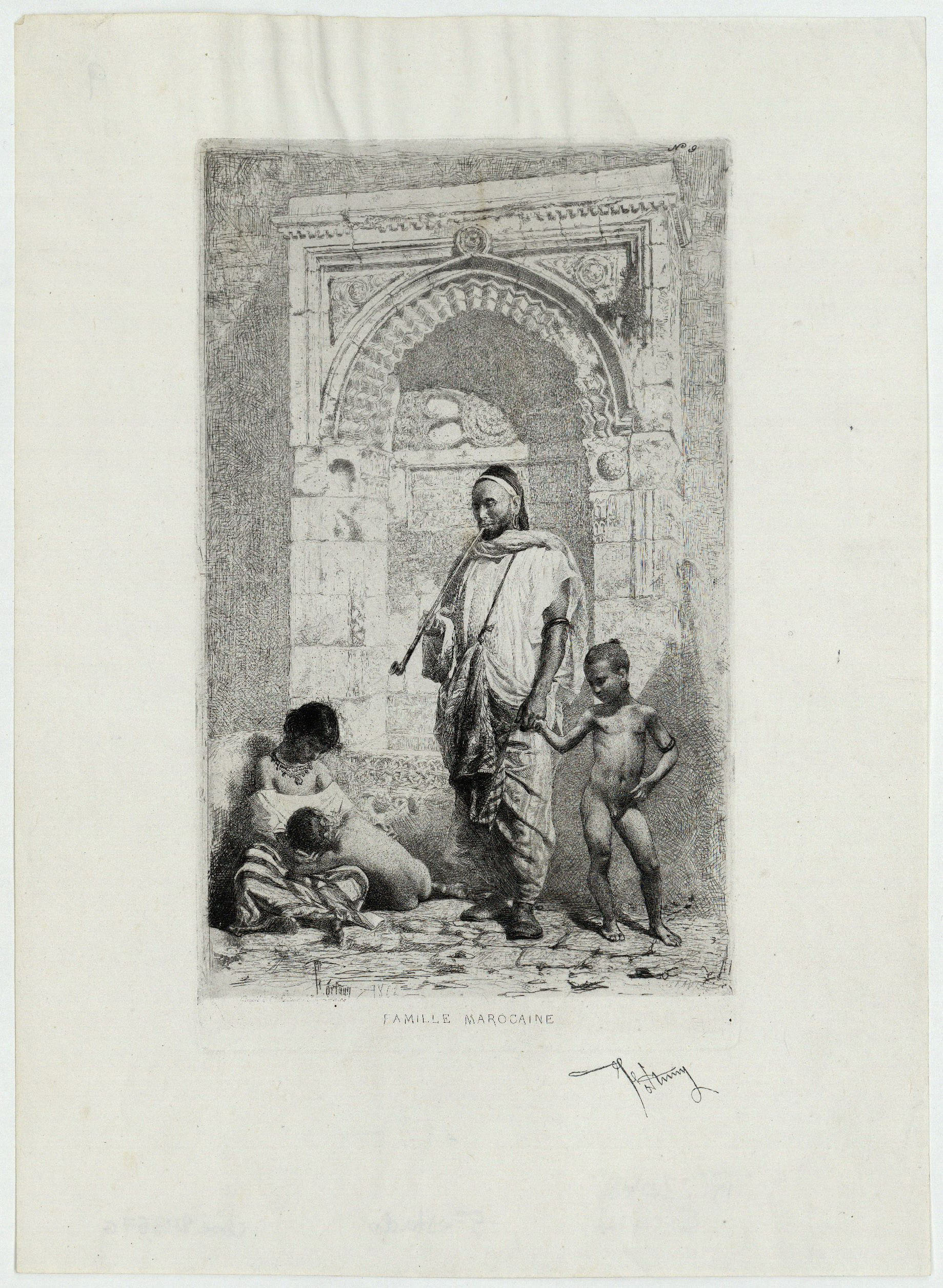 image for: Marià Fortuny - Famille marocaine (Família marroquina) - 1861