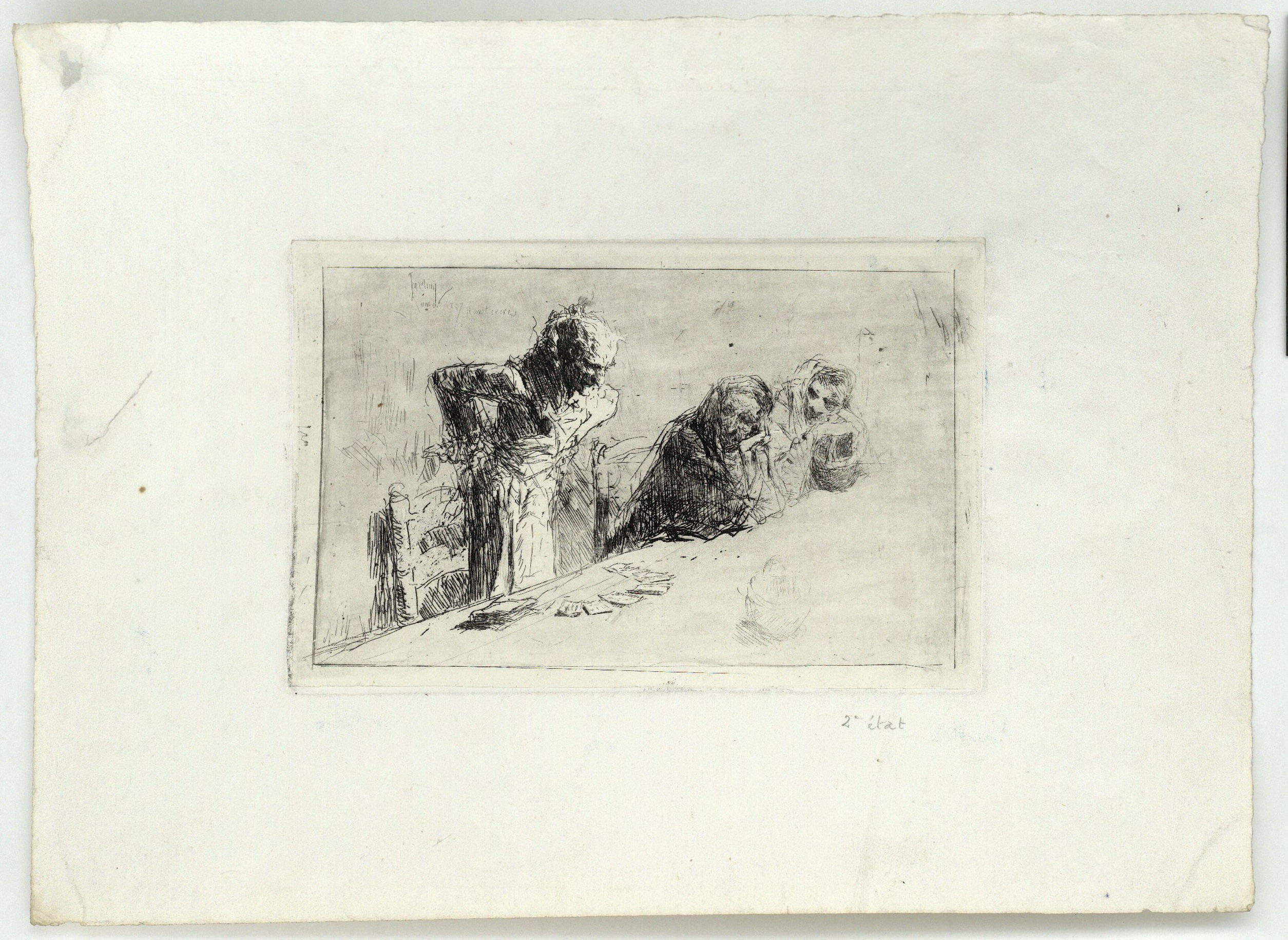 image for: Marià Fortuny - Tiradora de cartes - Cap a 1867