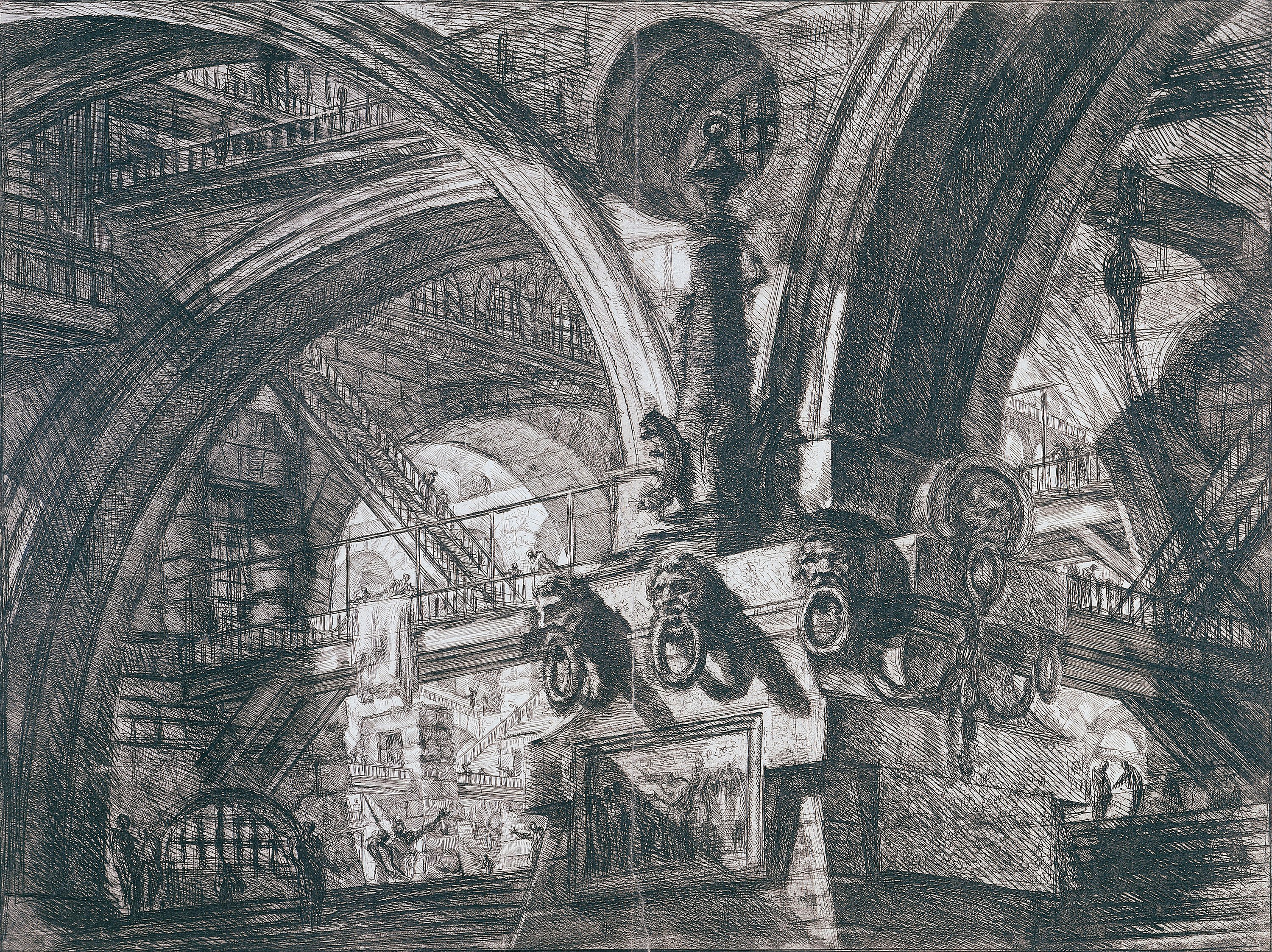 image for: Giovanni Battista Piranesi - Presó - Cap a 1760