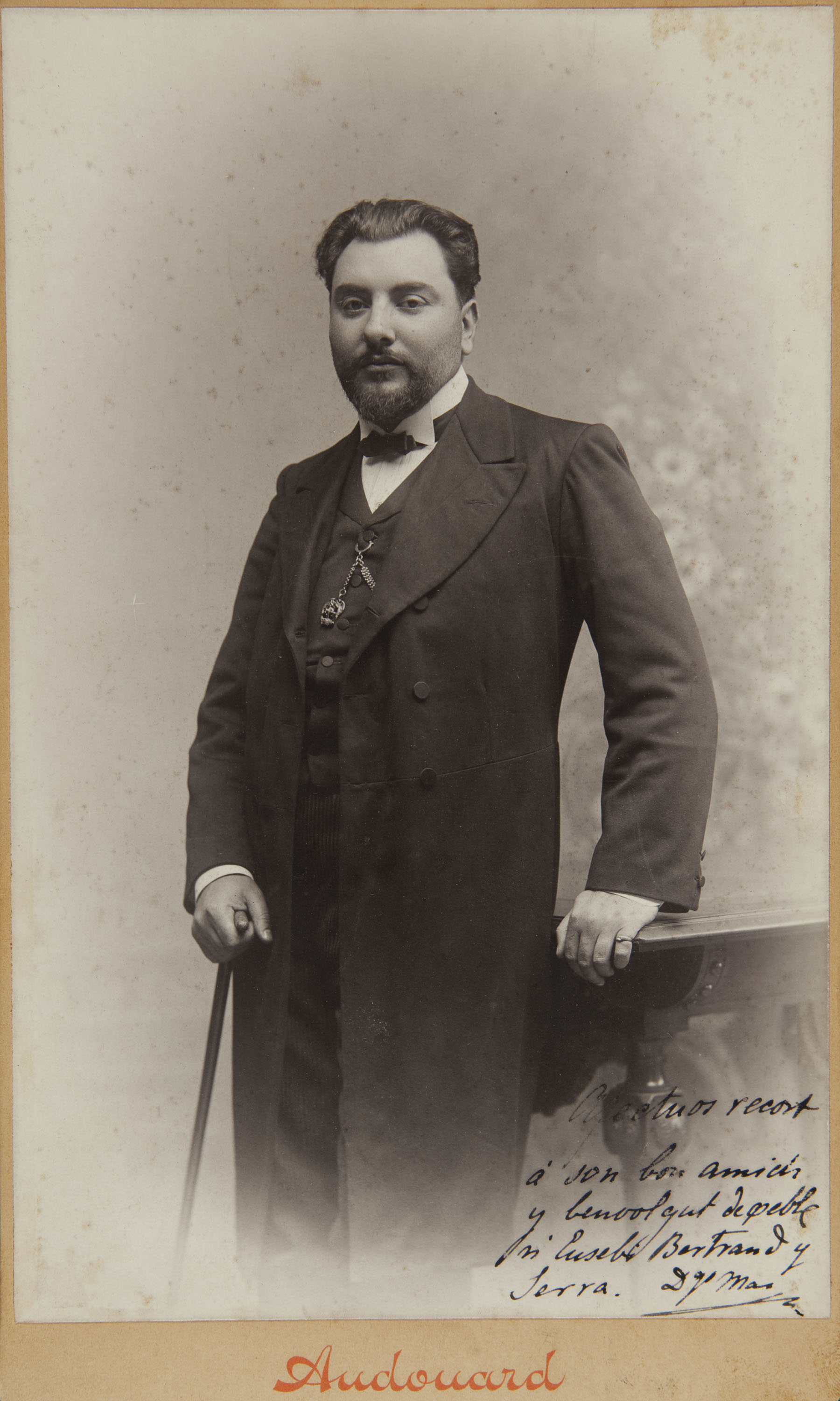 image for: Pau Audouard - Retrat de Domènec Mas, mestre d'Eusebi Bertrand - No datat
