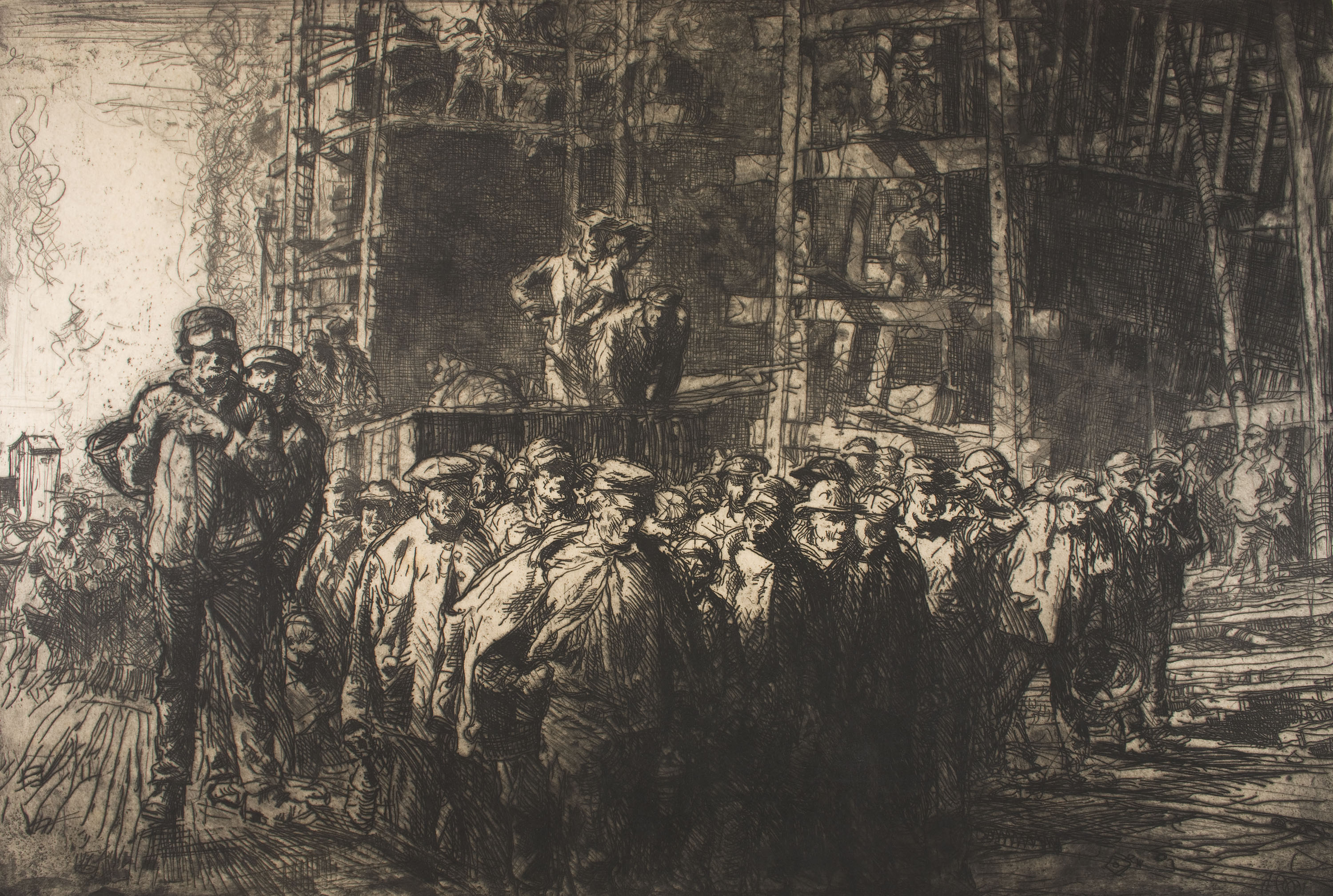 image for: Frank Brangwyn - Tornada de la feina - Cap a 1907