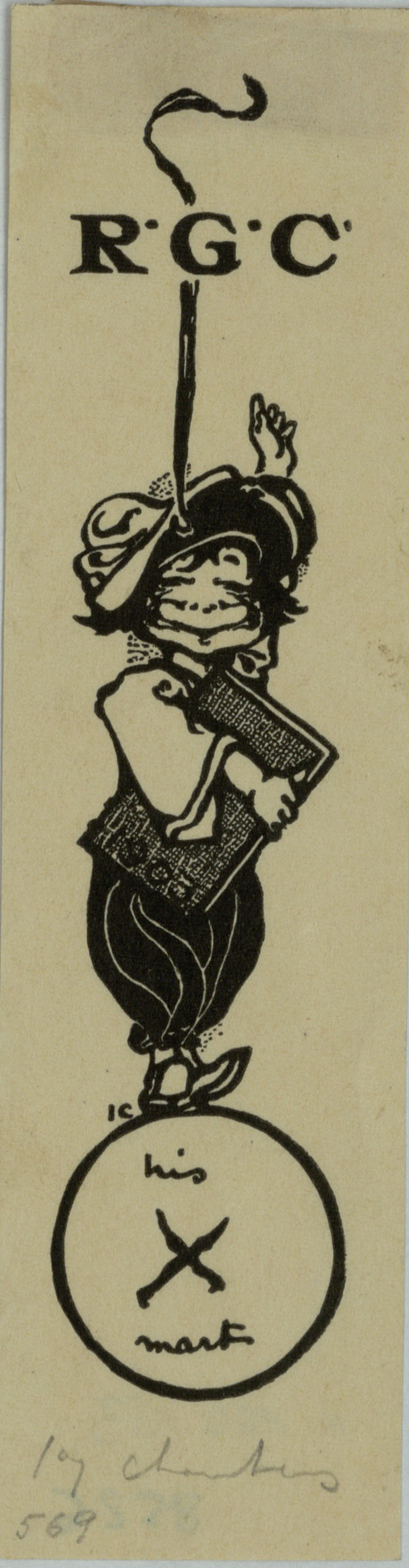 image for: Jay K. Chambers - Ex-libris RGC - Cap a 1902
