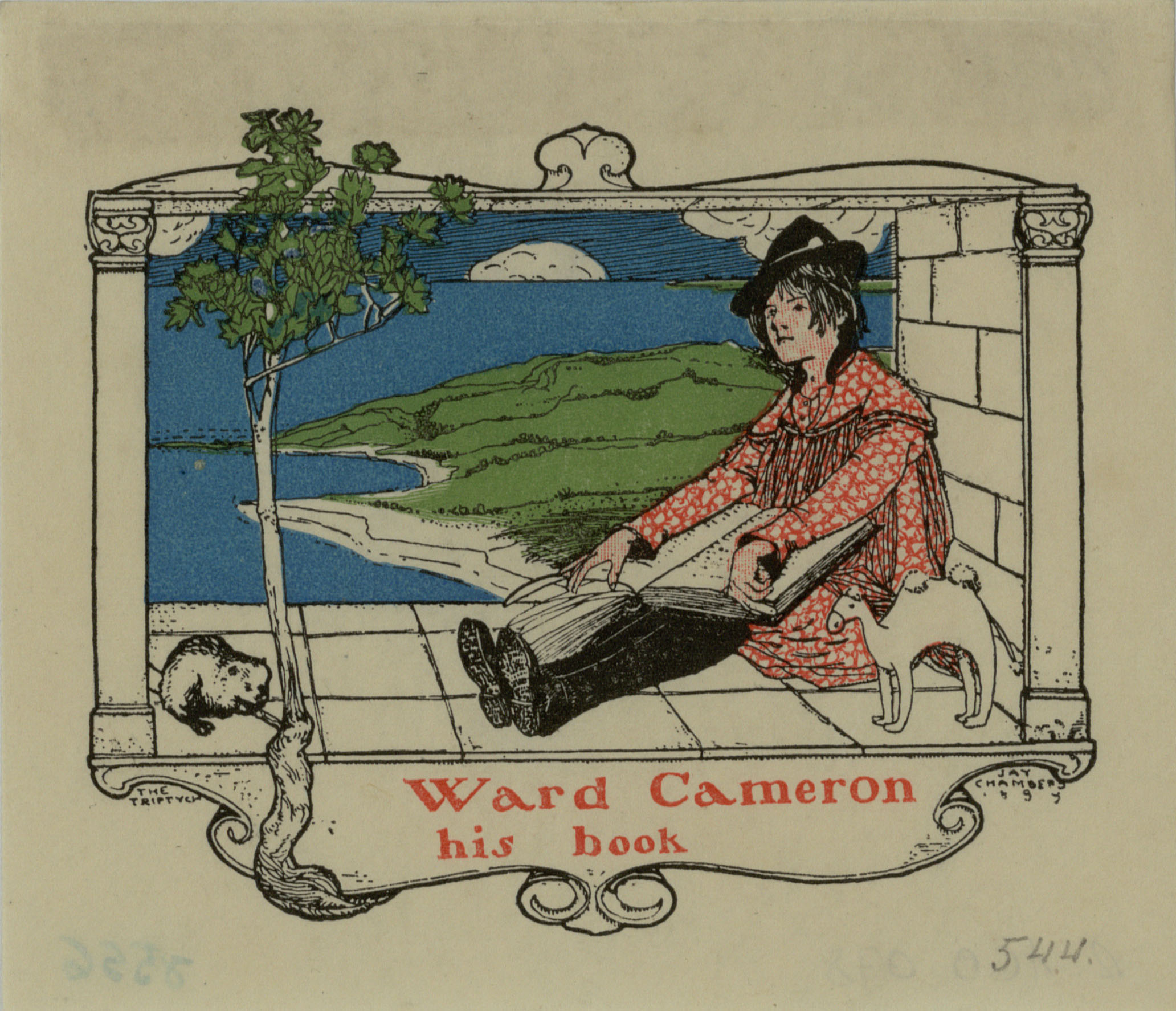 image for: Jay K. Chambers - Ex-libris Ward Cameron - 1899