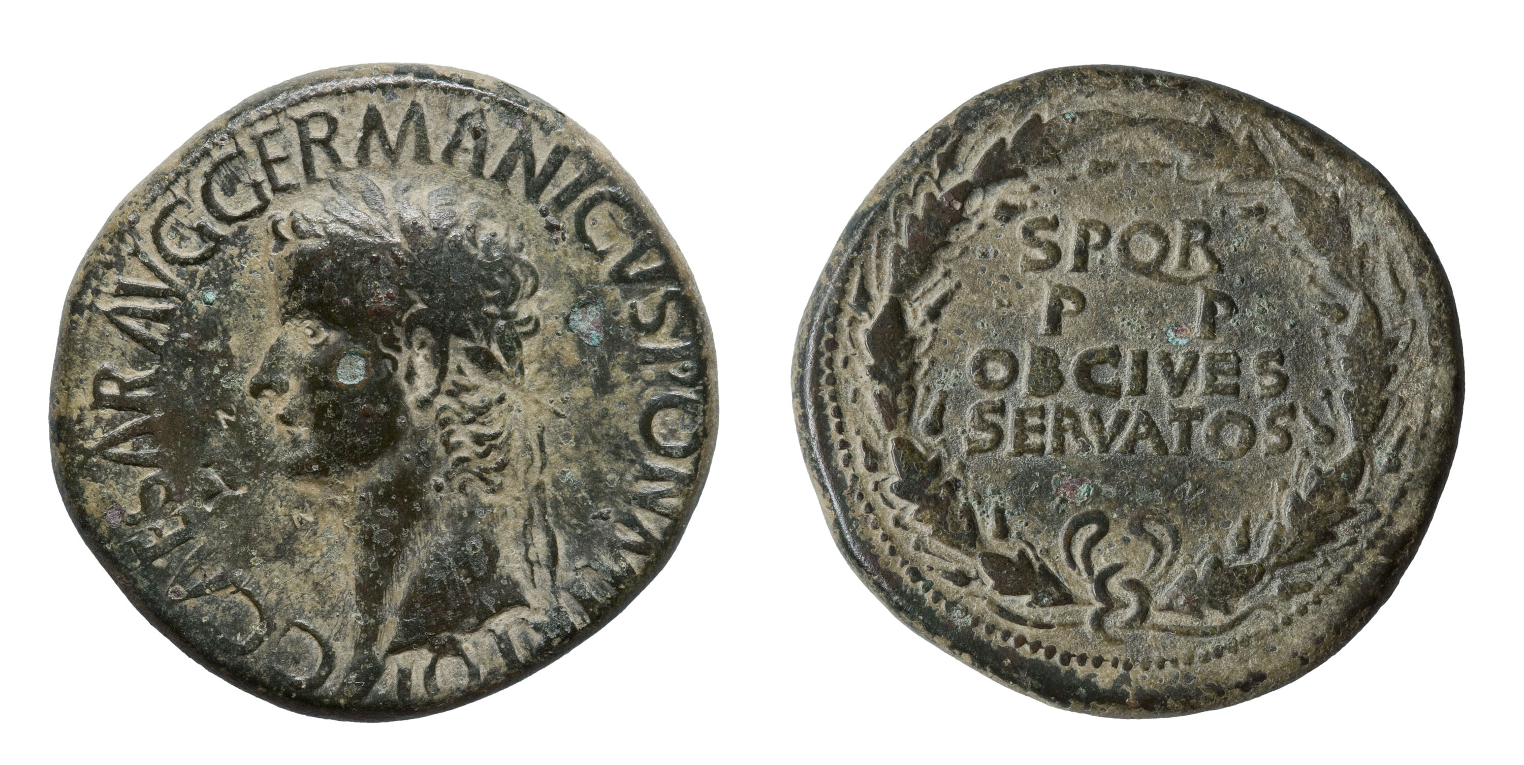 image for: Calígula - Sesterci de Roma - 37-38