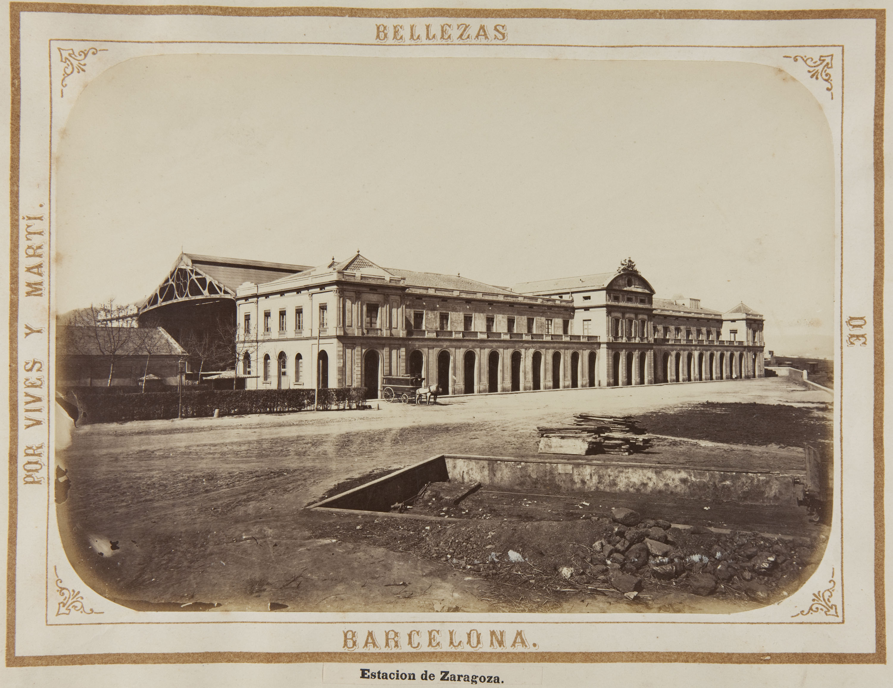 image for: Joan Martí  - Estacion de Zaragoza - 1874