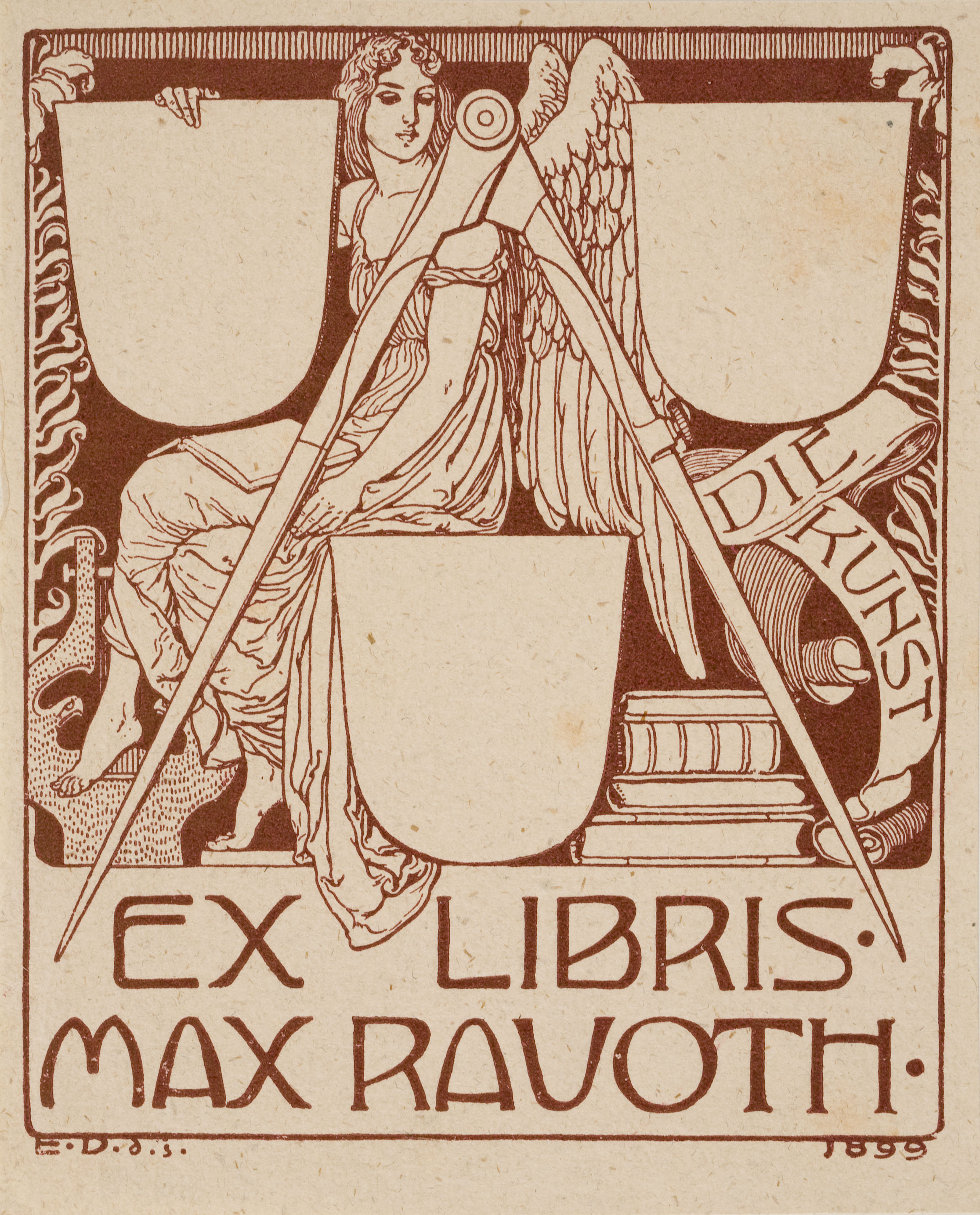 image for: Emil Doepler (el Jove) - Ex-libris Max Ravoth - 1899