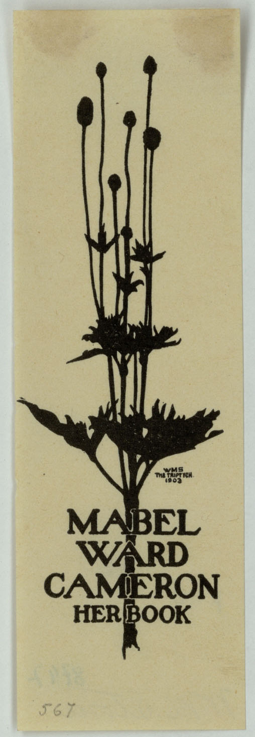 image for: Wilbur Macey Stone - Ex-libris Mabel Ward Cameron - 1903