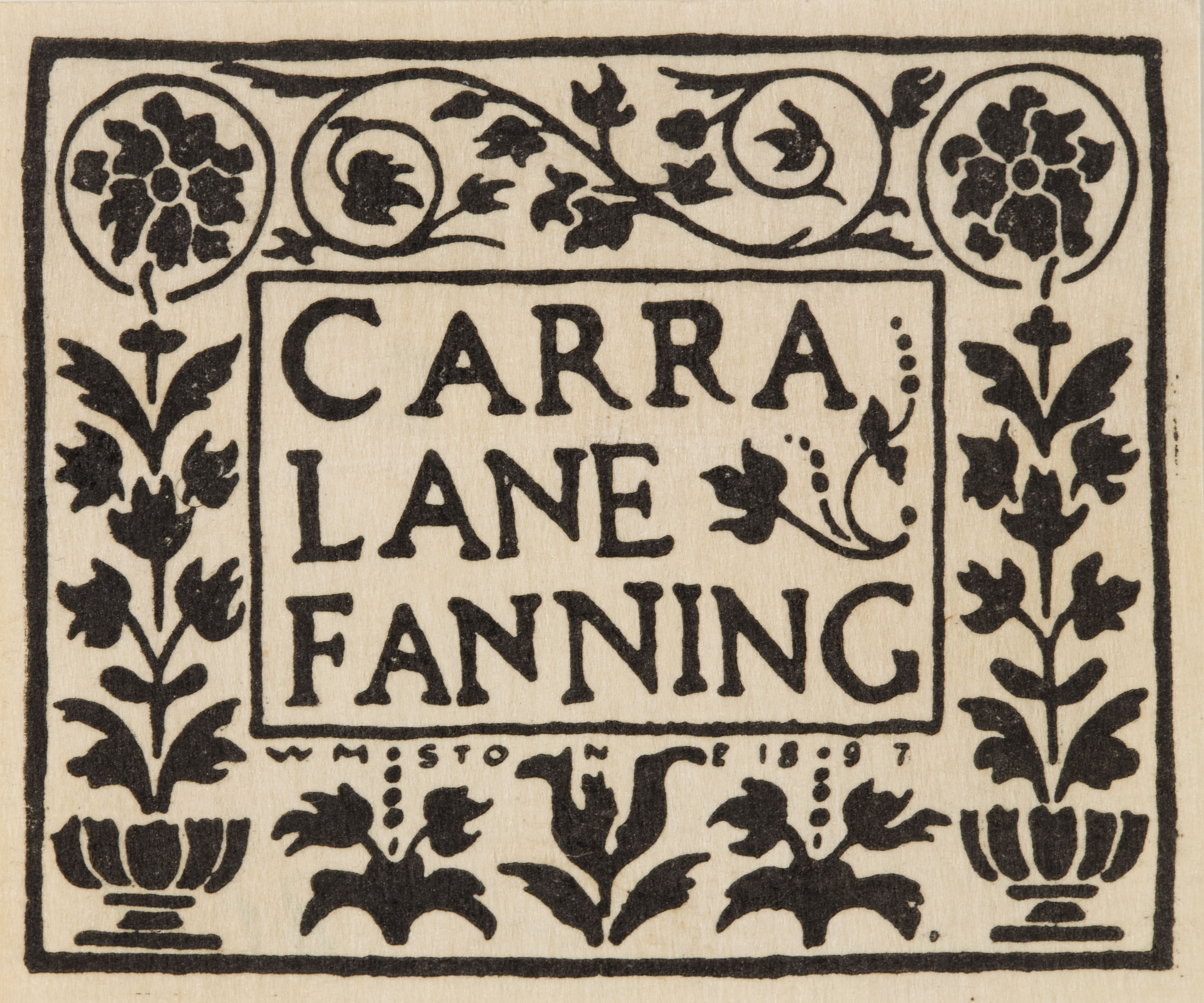 image for: Wilbur Macey Stone - Ex-libris Carra Lane Fanning - 1897