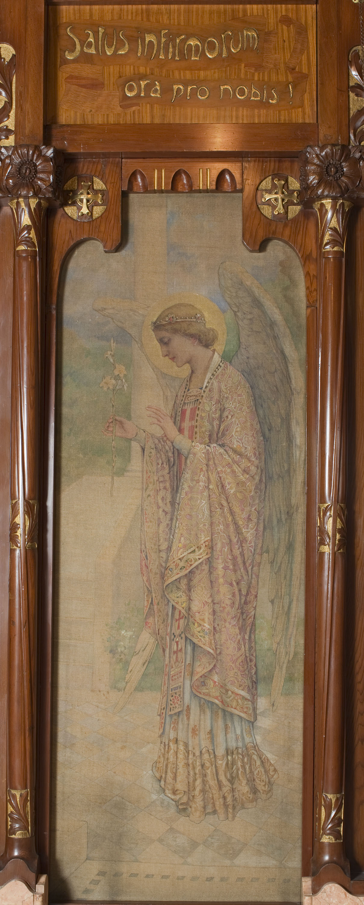 image for: Joan Busquets - «Salus Infirmorum» pintura lateral de l'oratori Cendoya - 1905