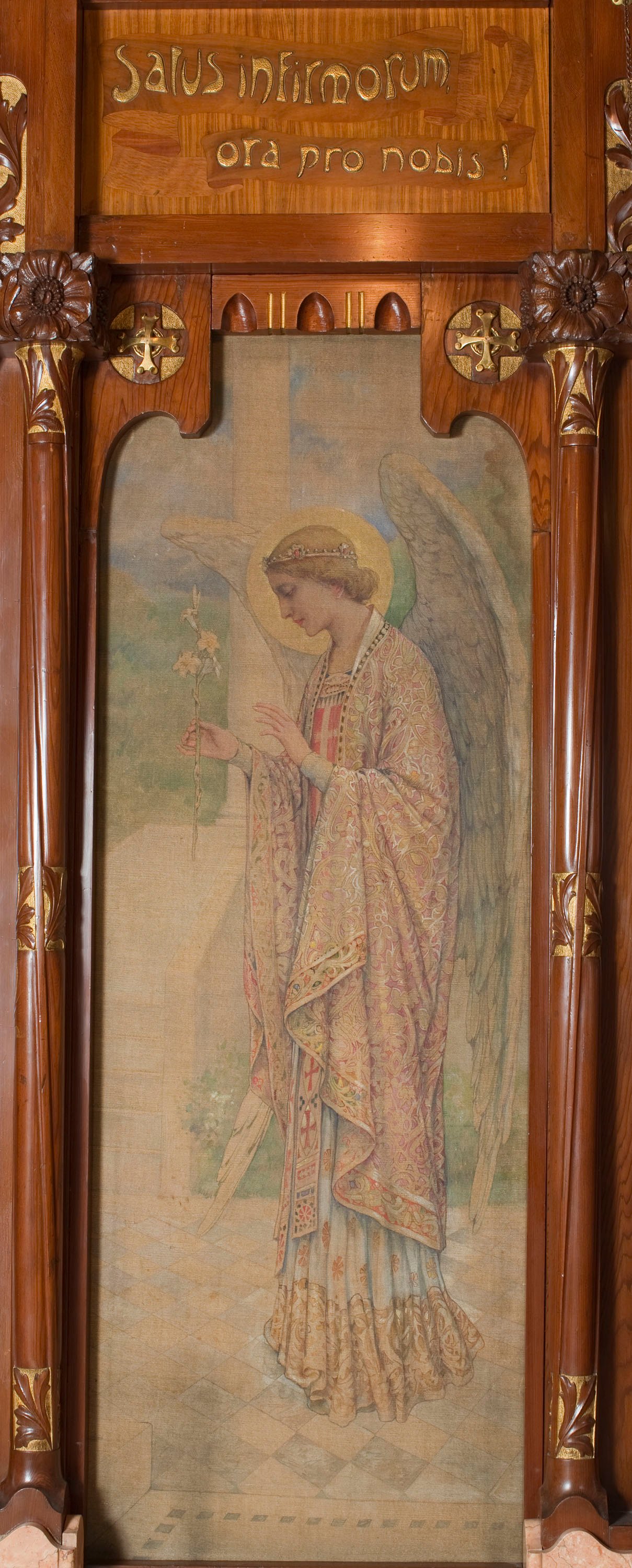 image for: Joan Busquets - «Salus Infirmorum» pintura lateral de l'oratori Cendoya - 1905