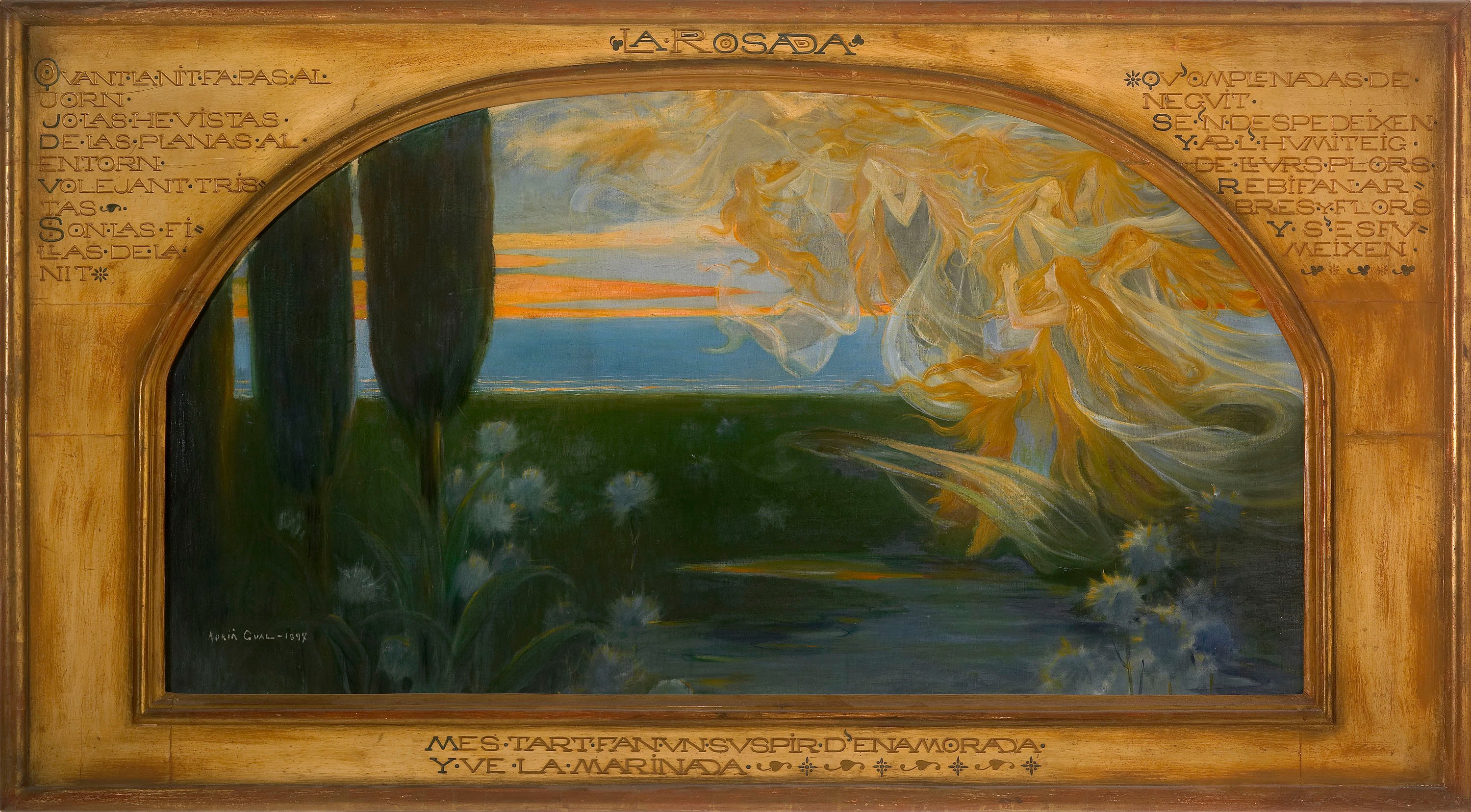 image for: Adrià Gual - La rosada - 1897