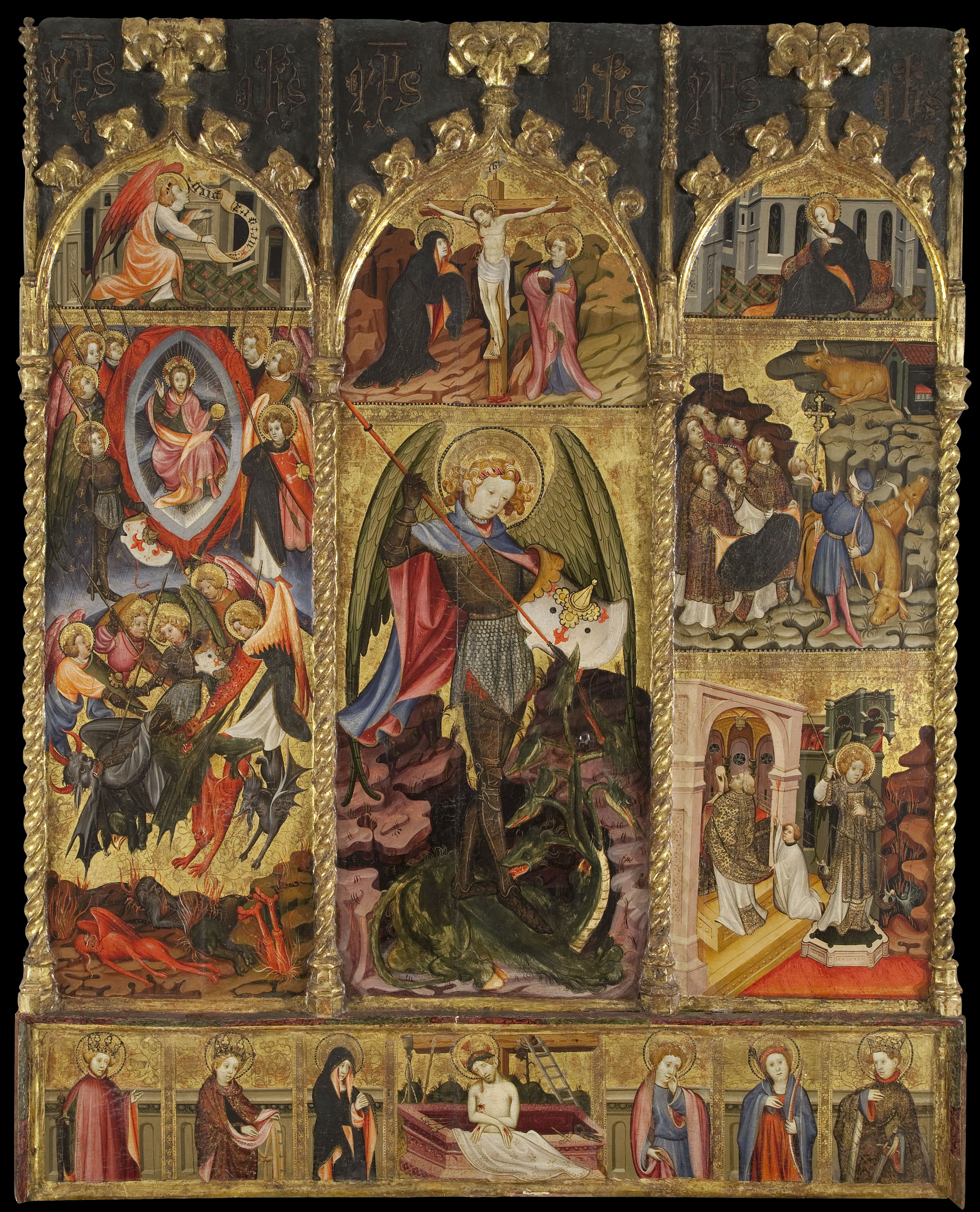 image for: Joan Mates - Retaule de Sant Miquel Arcàngel - Primer quart del segle XV