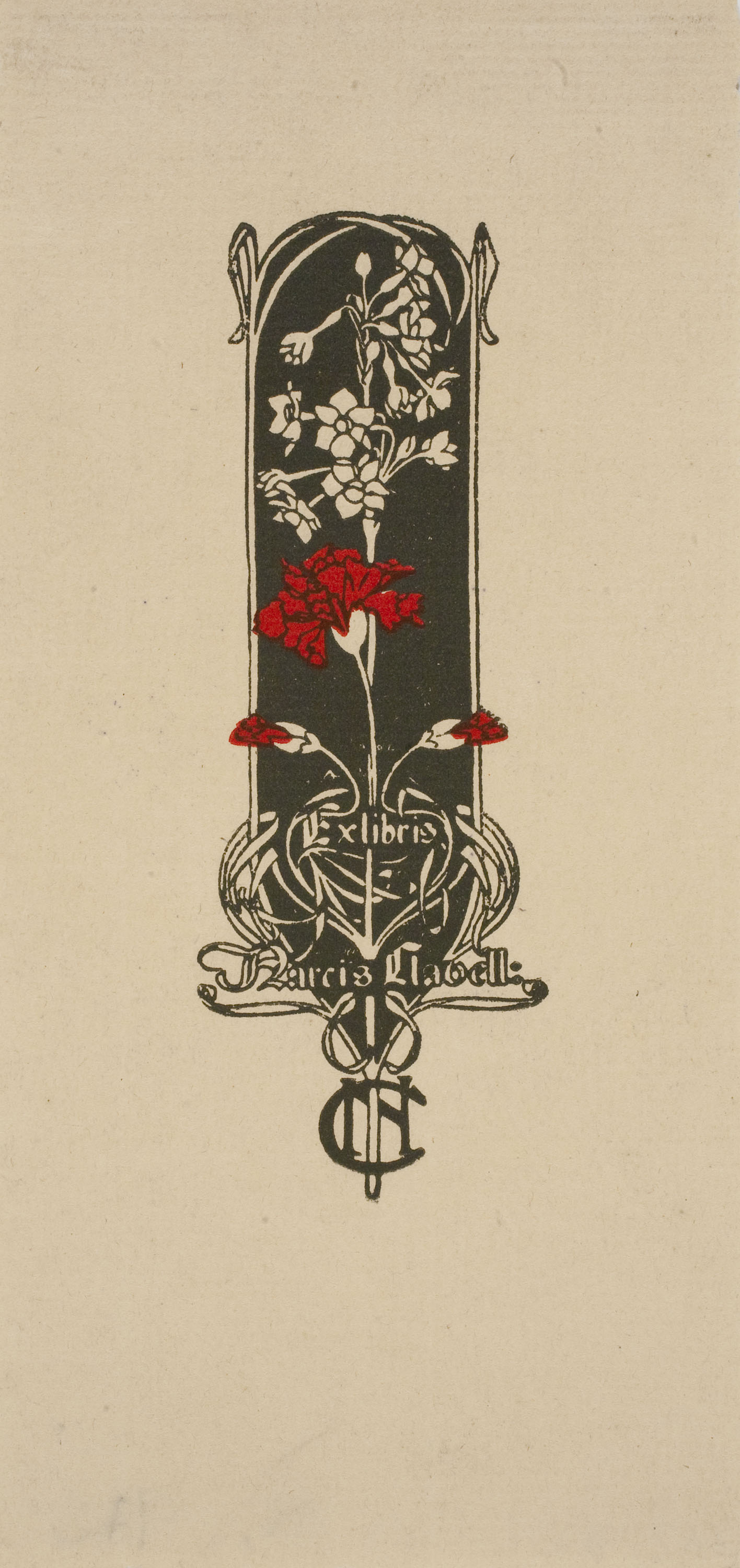 image for: Alexandre de Riquer - Ex-libris Narcís Clavell - 1902