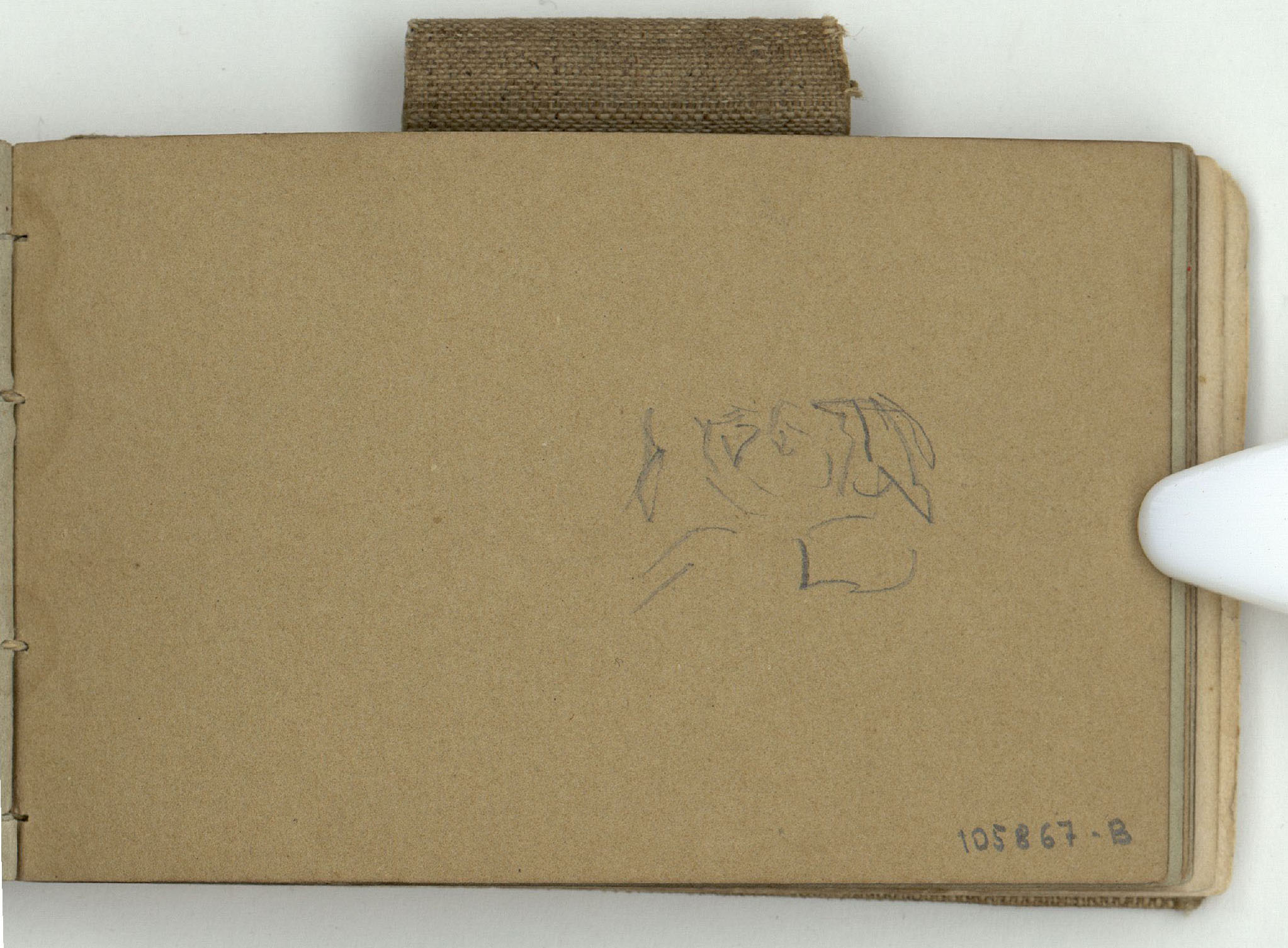 image for: Marià Fortuny - Croquis inconcret - Cap a 1870