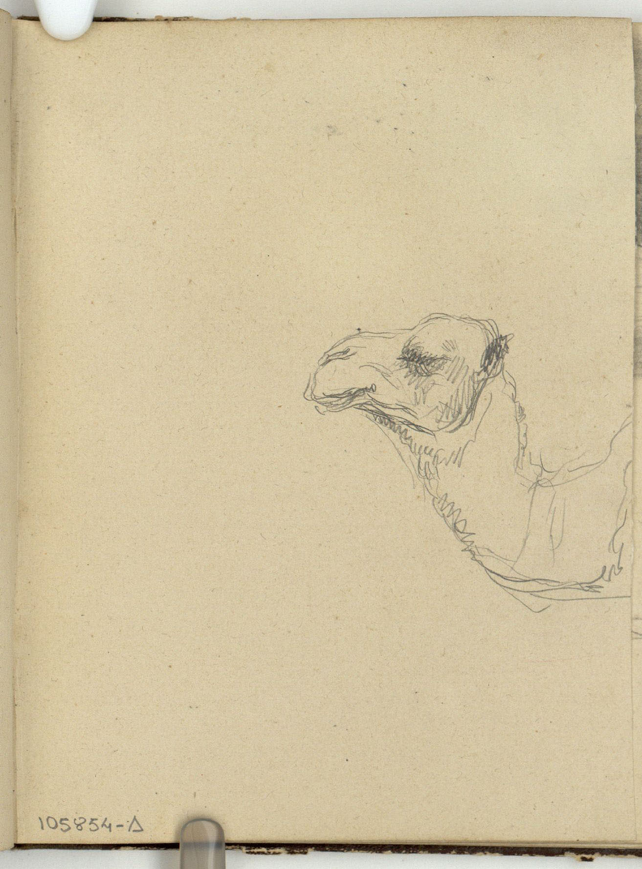 image for: Marià Fortuny - Estudi per a l'aquarel·la «Vista de la ciutat de Tànger des del soc» - Cap a 1862