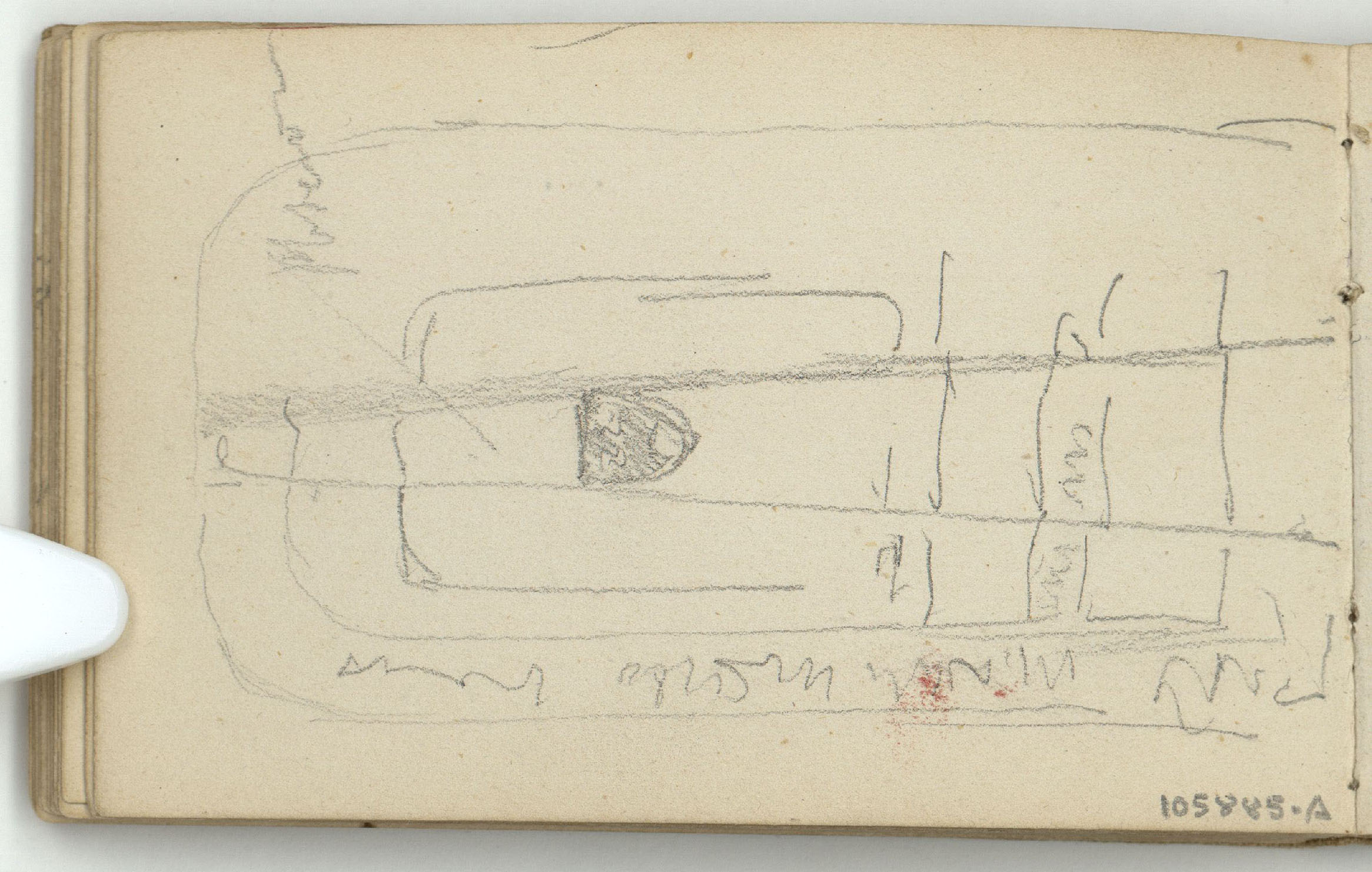 image for: Marià Fortuny - Croquis inconcret - Cap a 1873