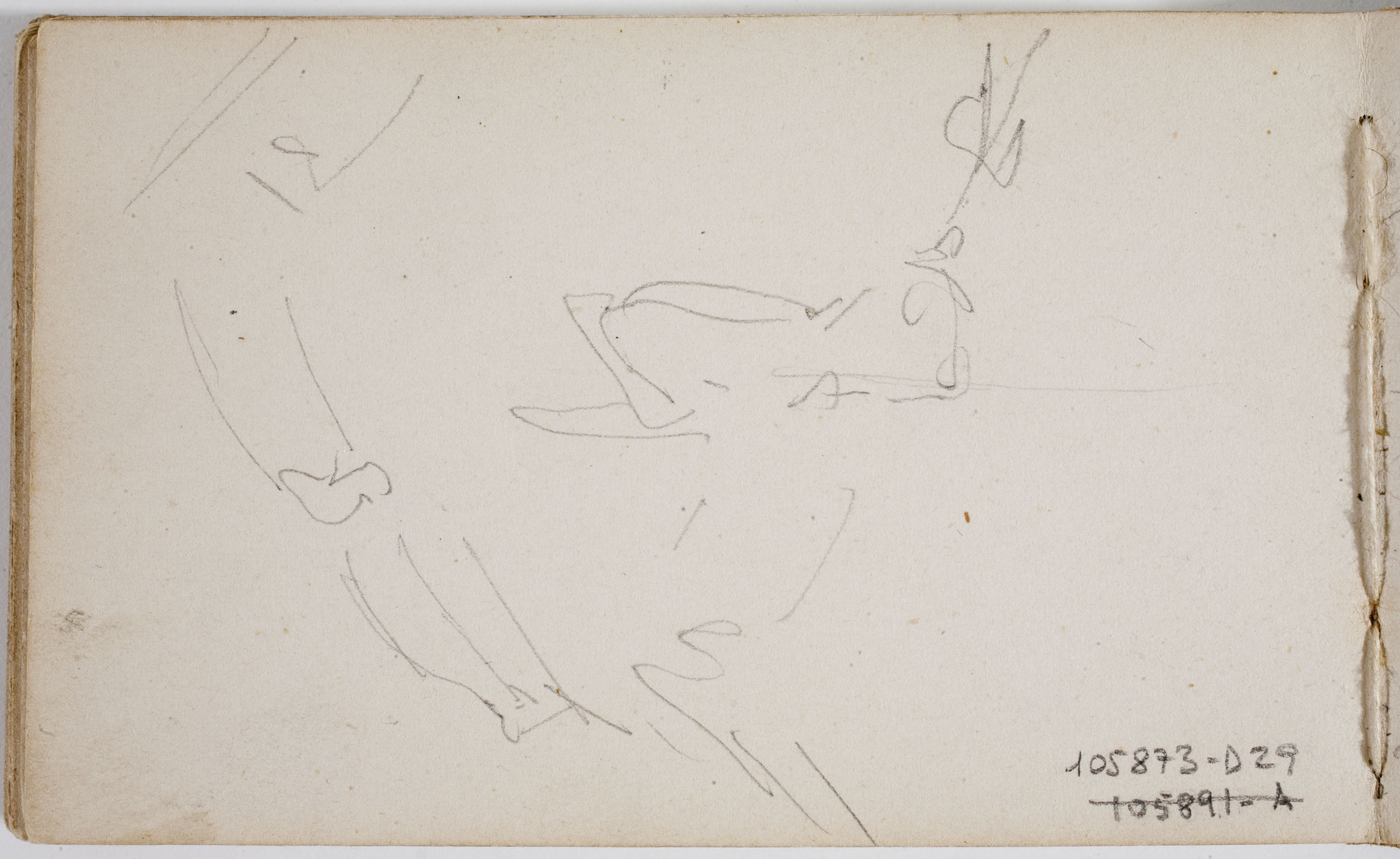 image for: Marià Fortuny - Croquis inconcret - Cap a 1873