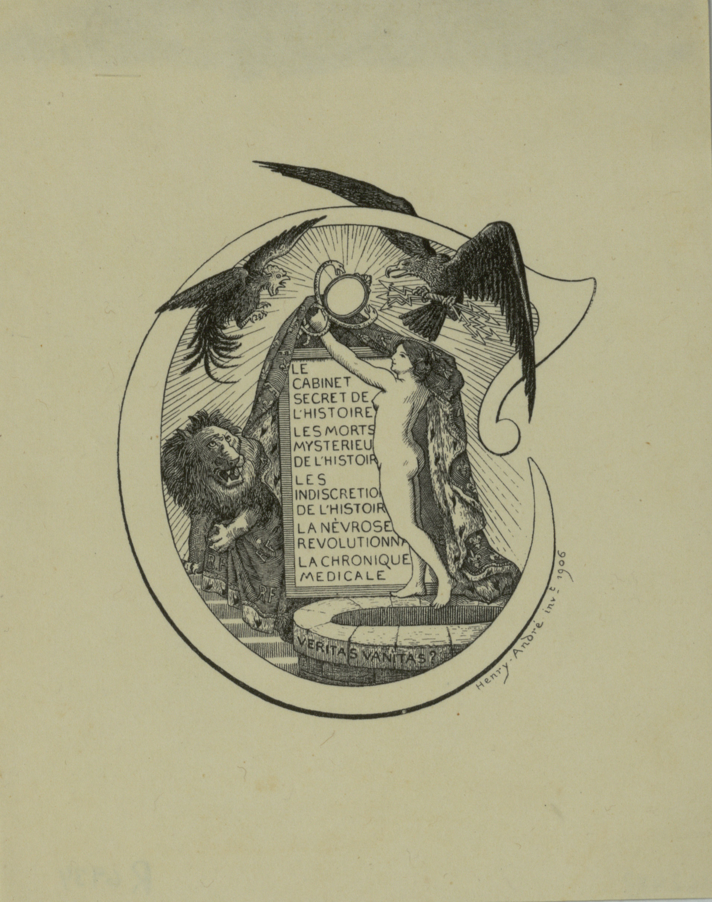 image for: Henry-André - Ex-libris C - 1906