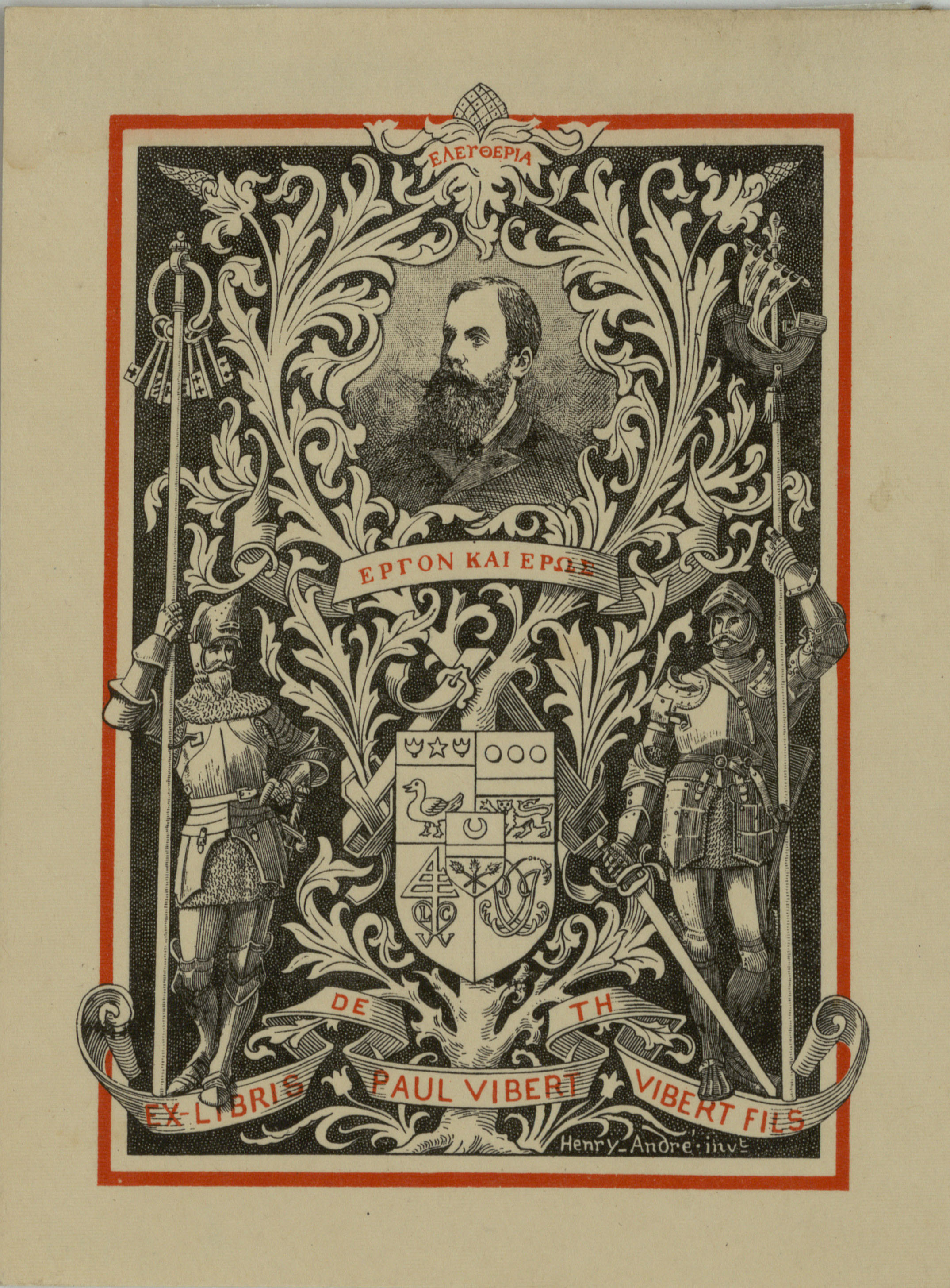 image for: Henry-André - Ex-libris Paul Vibert - Cap a 1900