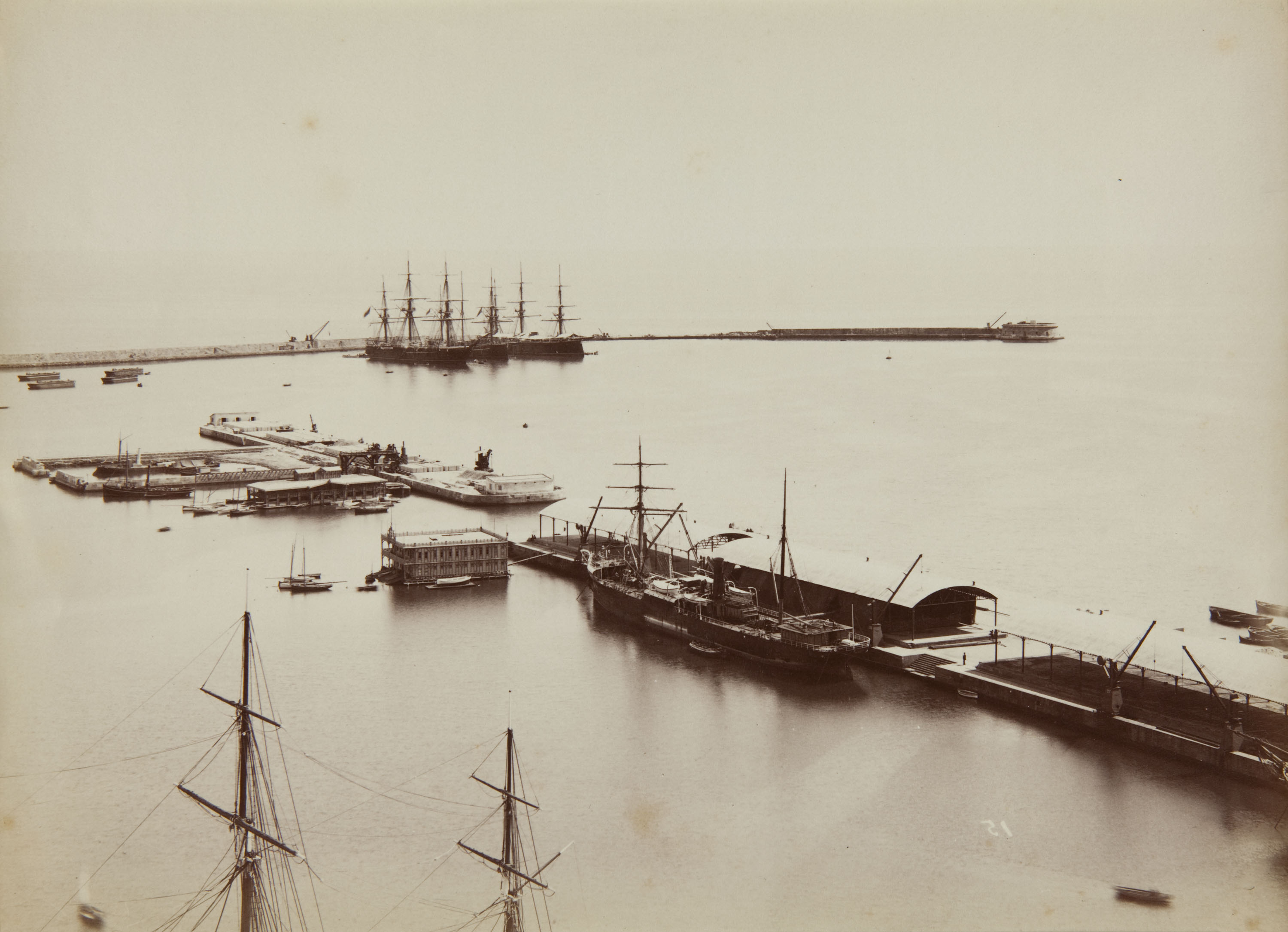 image for: Antoni Esplugas Puig - [Port de Barcelona] - Cap a 1890