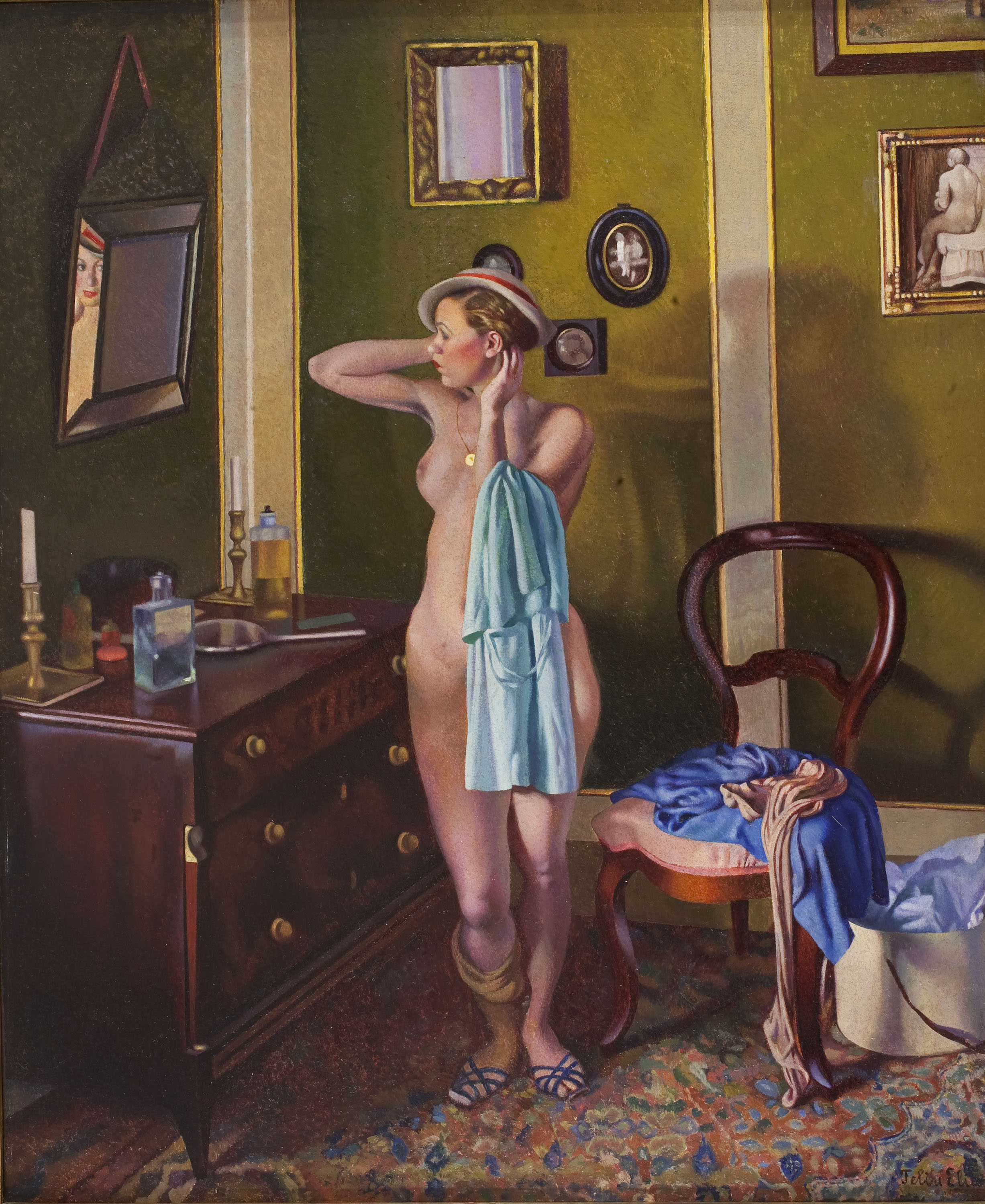 image for: Feliu Elias - El barret nou - Cap a 1935