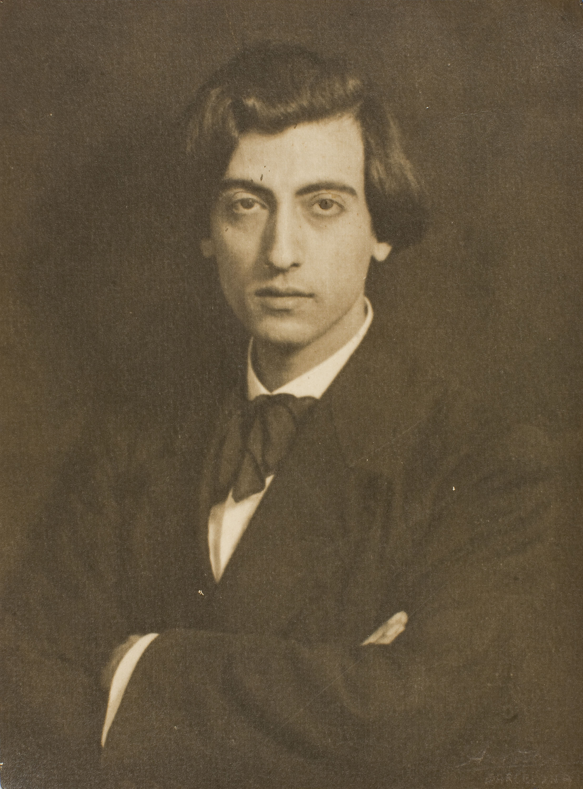 image for: Rafael Areñas Tona - Retrat del pianista Juli Pons - Cap a 1920