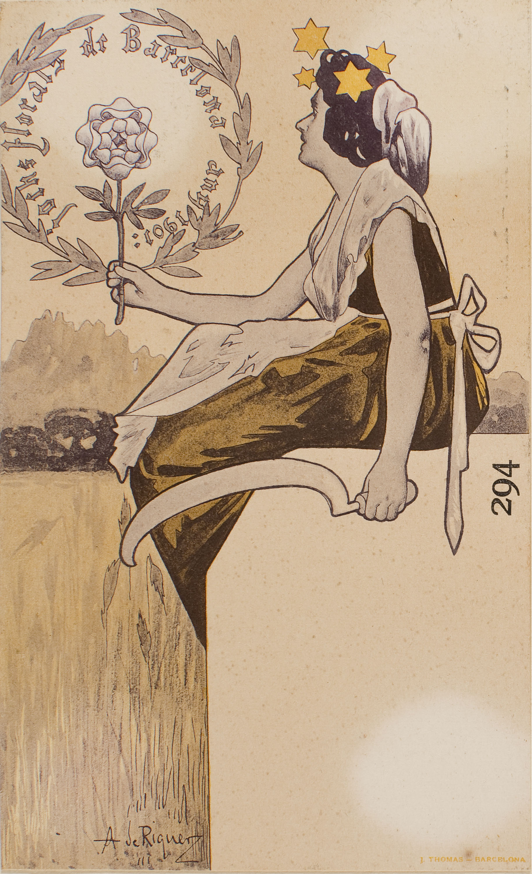 image for: Alexandre de Riquer - Jochs Florals de Barcelona any 1901 - 1901