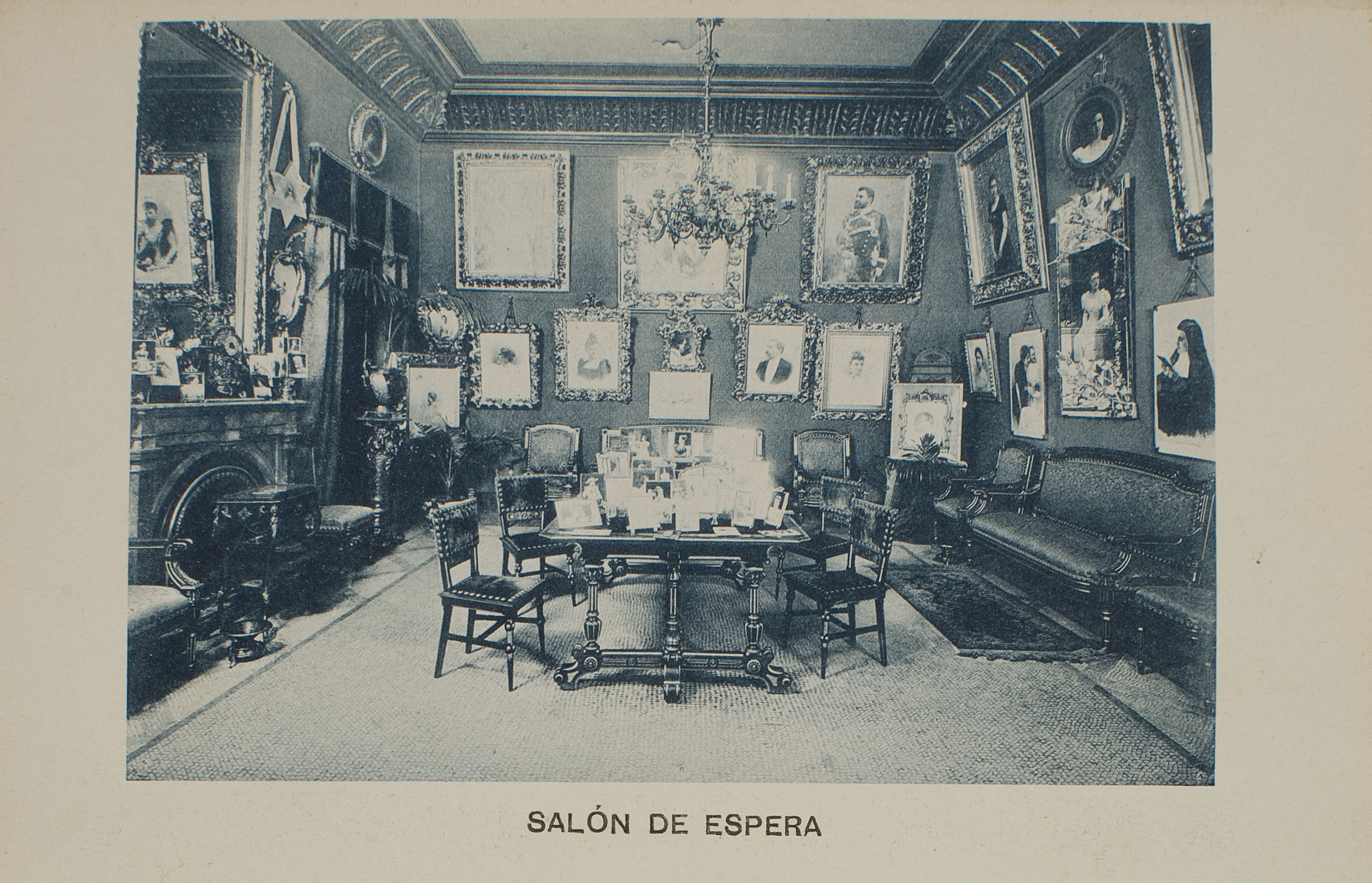 image for: Napoleón. Establecimiento de daguerrotipo y fotografía. Barcelona - Estudi Fotogràfic Napoleón. Sala d'espera - 1895