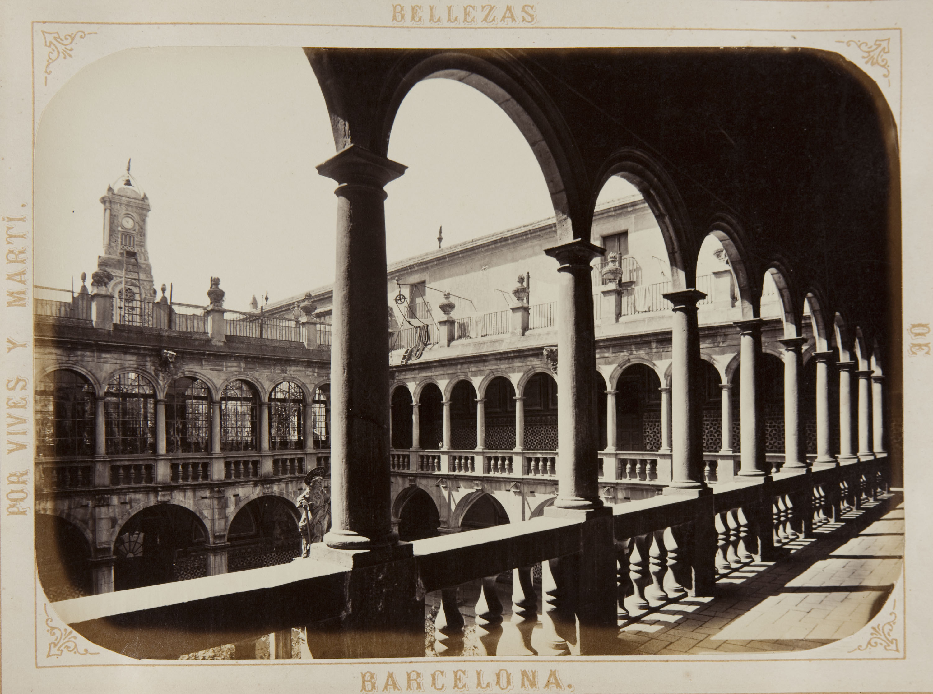 image for: Joan Martí  - Patio de la Convalescencia - 1874