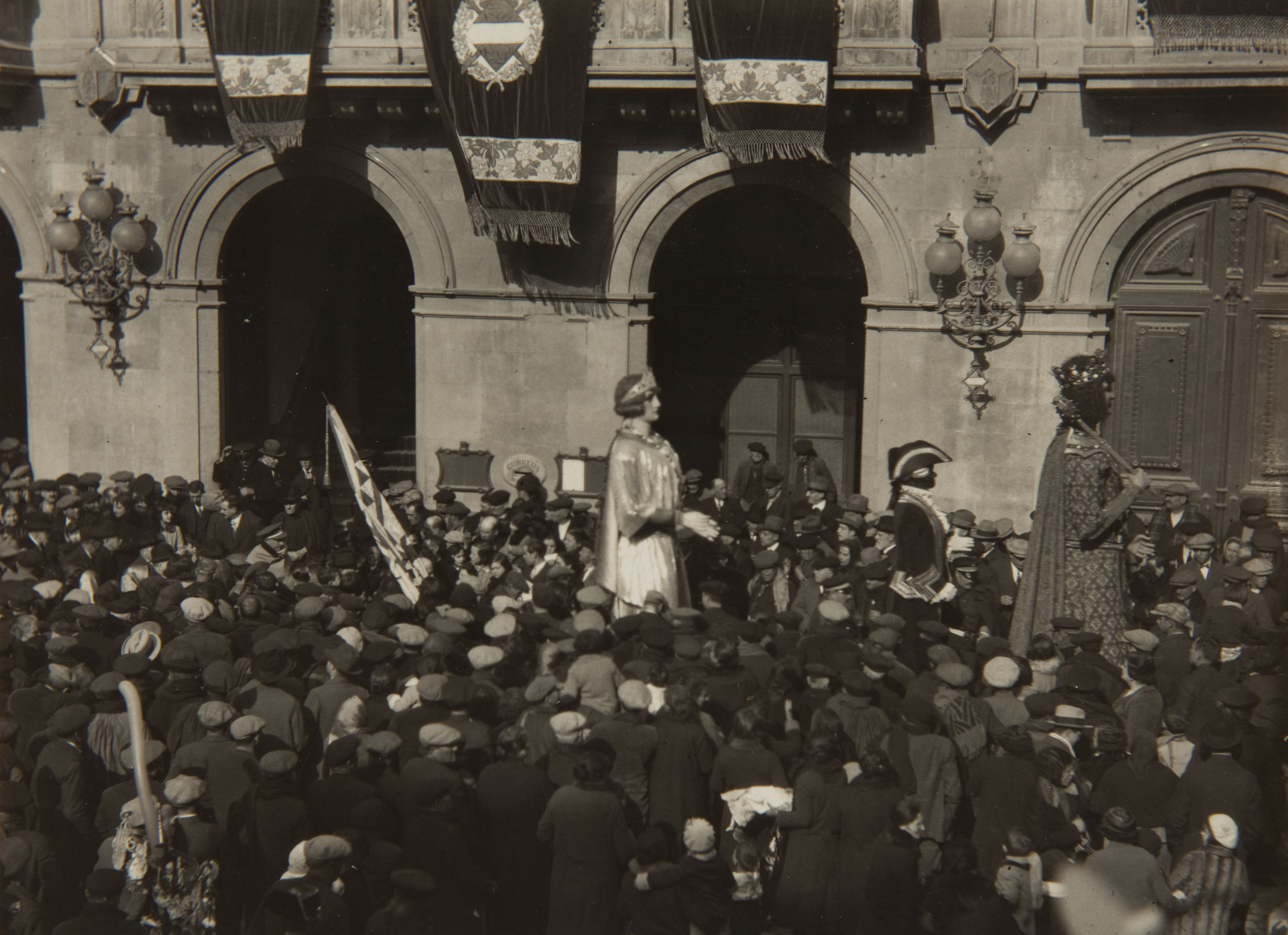 image for: Pere Català Pic - Diada de la Caixa de Pensions. Benedicció del nou local i concerts per les ceguetes de Santa Llúcia - 1931