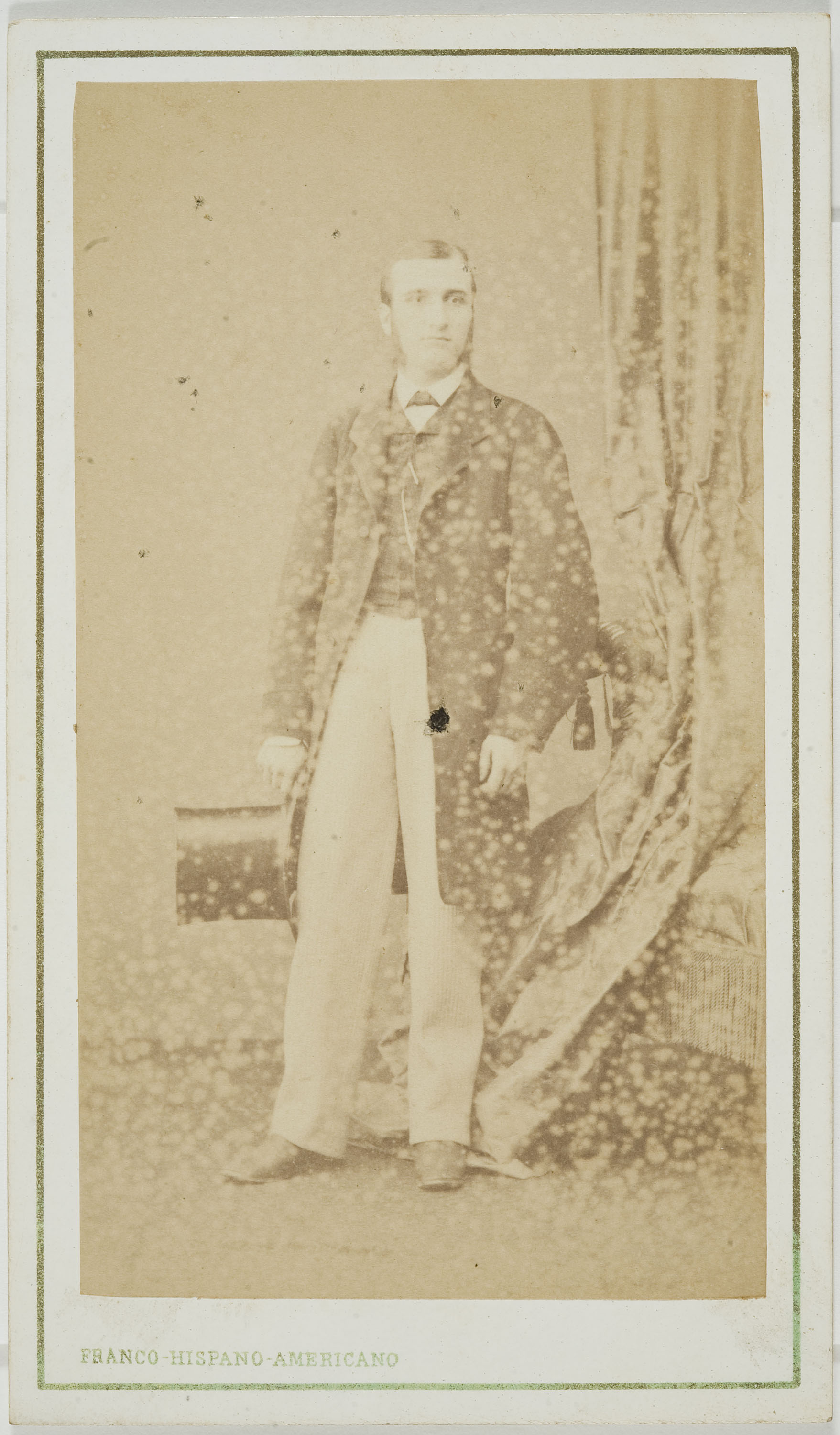 image for: Fotografía Franco Hispano Americano. Barcelona - Retrat d'home - Cap a 1860