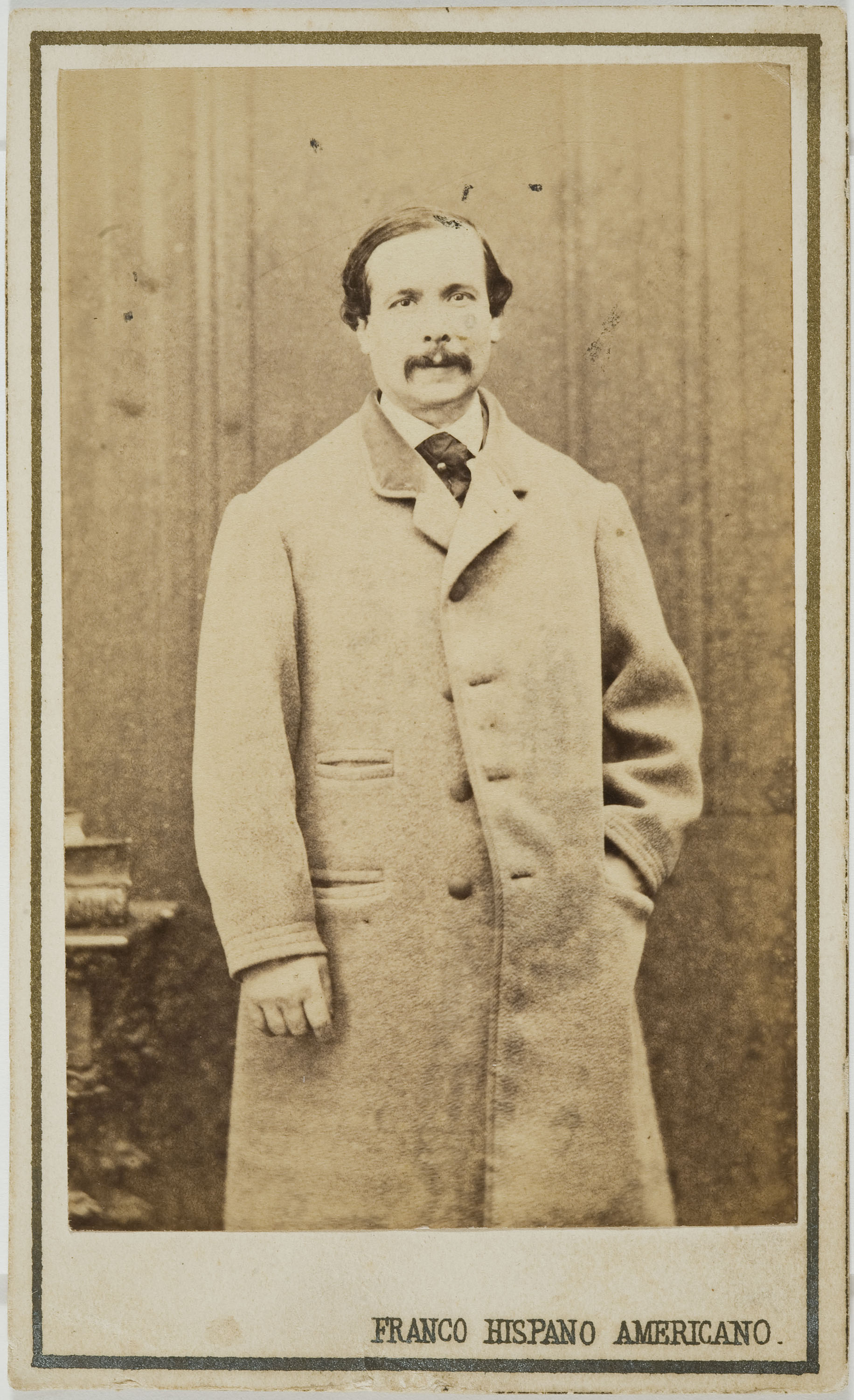 image for: Fotografía Franco Hispano Americano. Barcelona - Retrat d'home - Cap a 1860