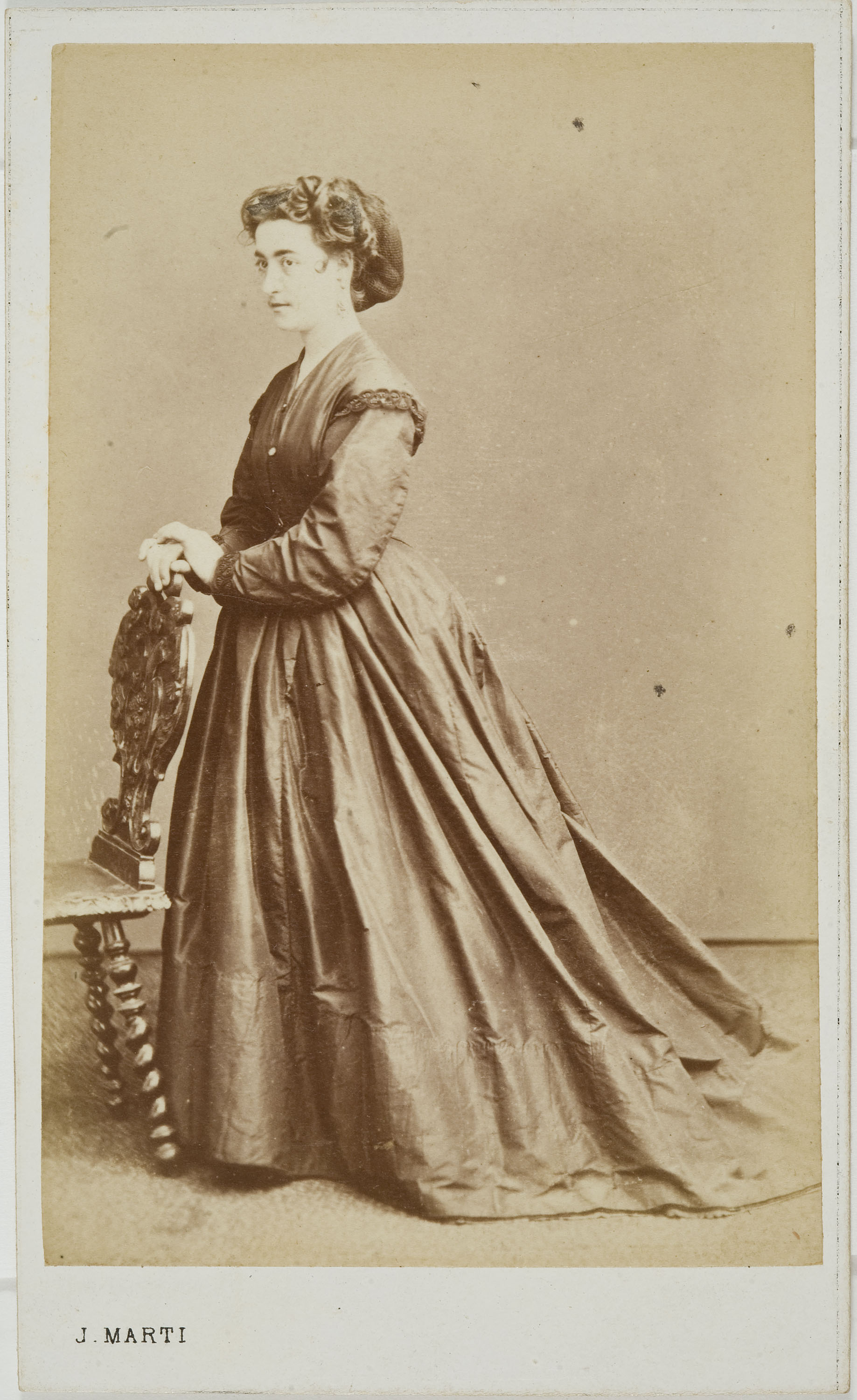 image for: Joan Martí  - Retrat de dona - Cap a 1860