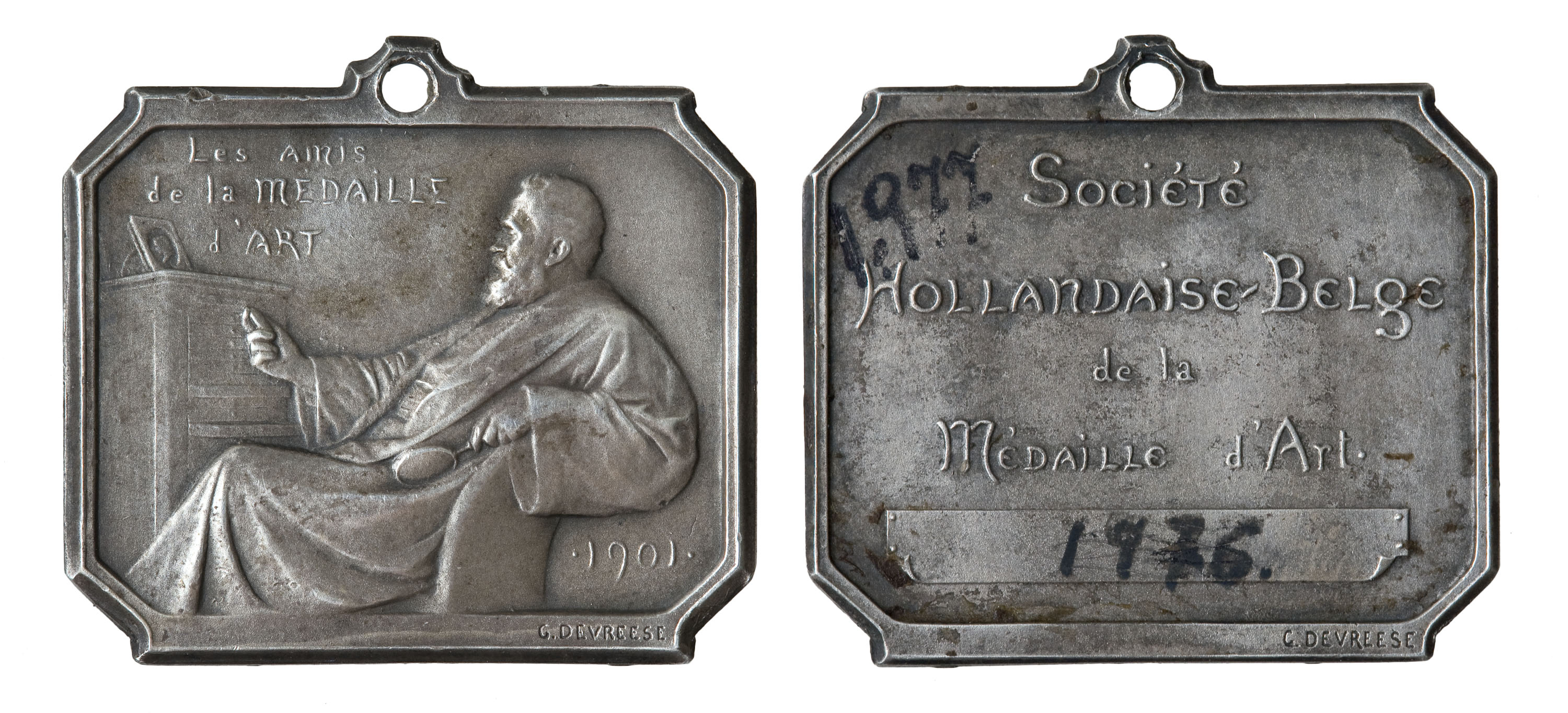 image for: Godefroid Devreese - Société hollandais-belge de la medaille d'Art (Els amics de la medalla d'art) - 1901