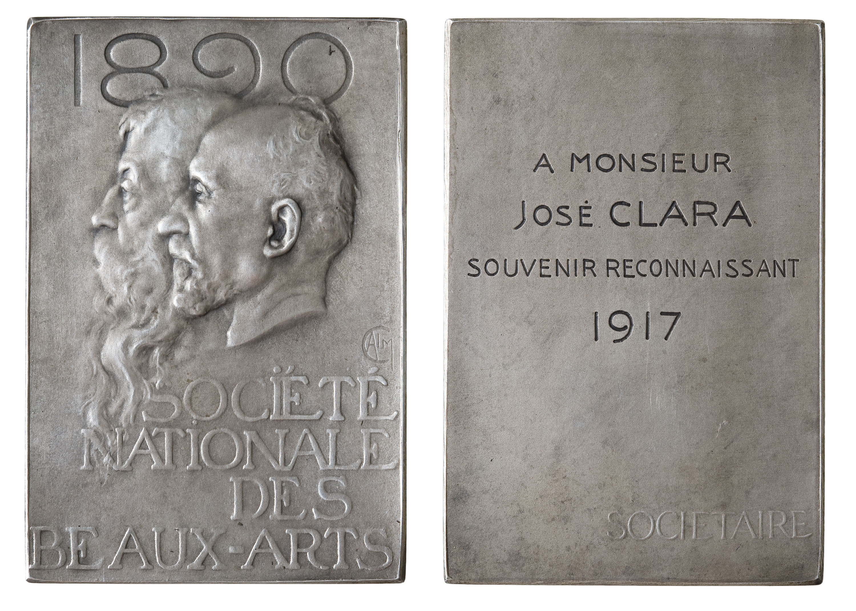 image for: Alexandre-Louis-Marie Charpentier - Societat Nacional de Belles Arts de París. Reconeixement a Josep Clarà - 1890