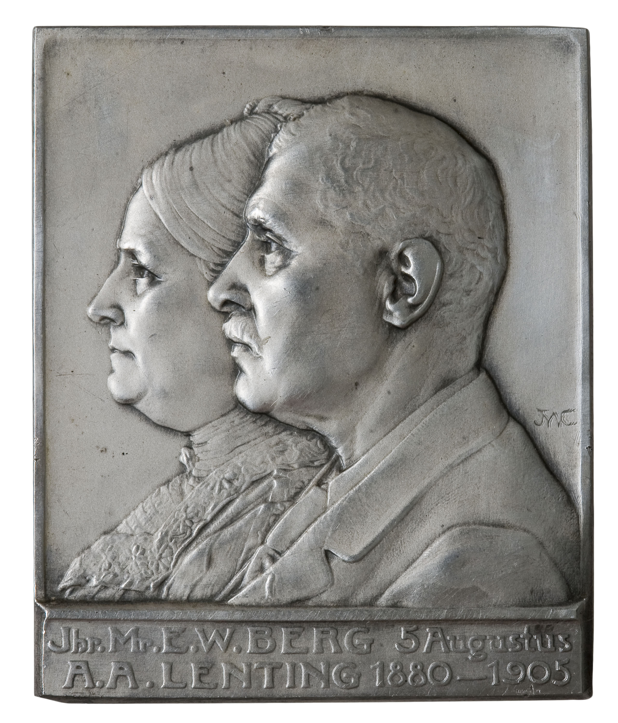 image for: Johann Cornelius Wienecke - 25è aniversari de les noces de Jbr. Mr. E.W.Berg i A.A.Lenting - 1905