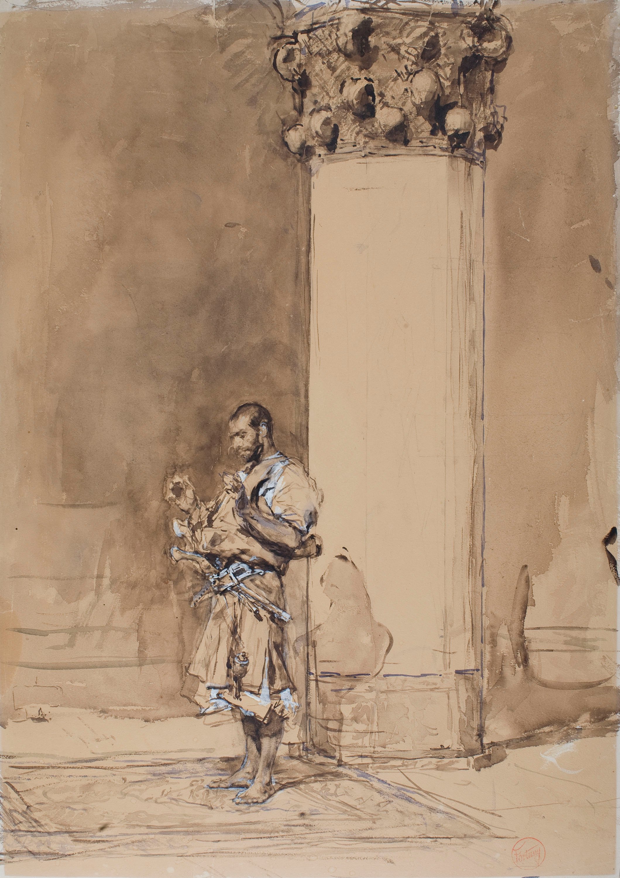 image for: Marià Fortuny - La pregària - Cap a 1871-1872