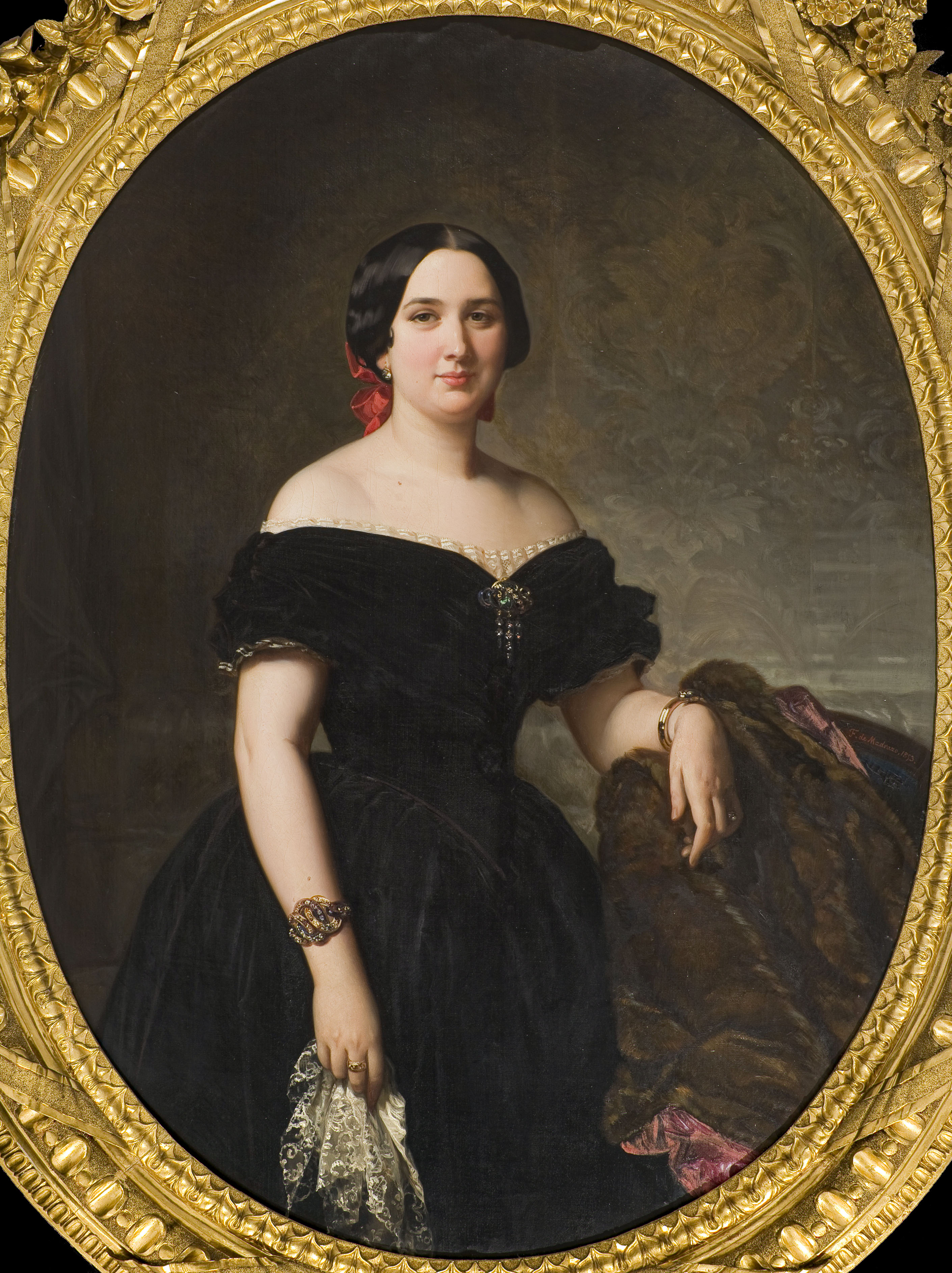 image for: Federico de Madrazo - Retrat d'Amèlia de Vilanova i Nadal - 1853
