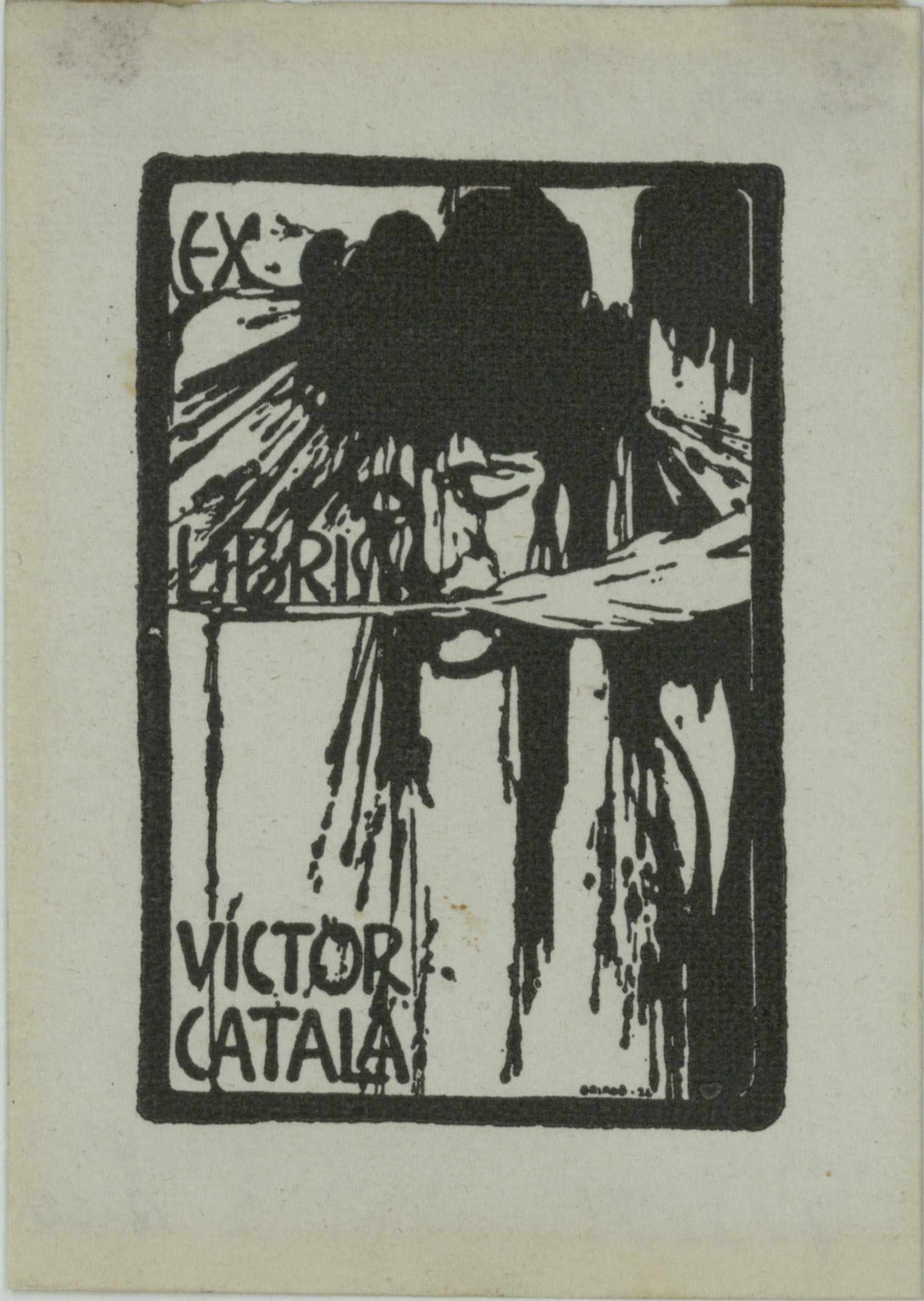 image for: Josep Triadó - Ex-libris Víctor Catalá - 1902