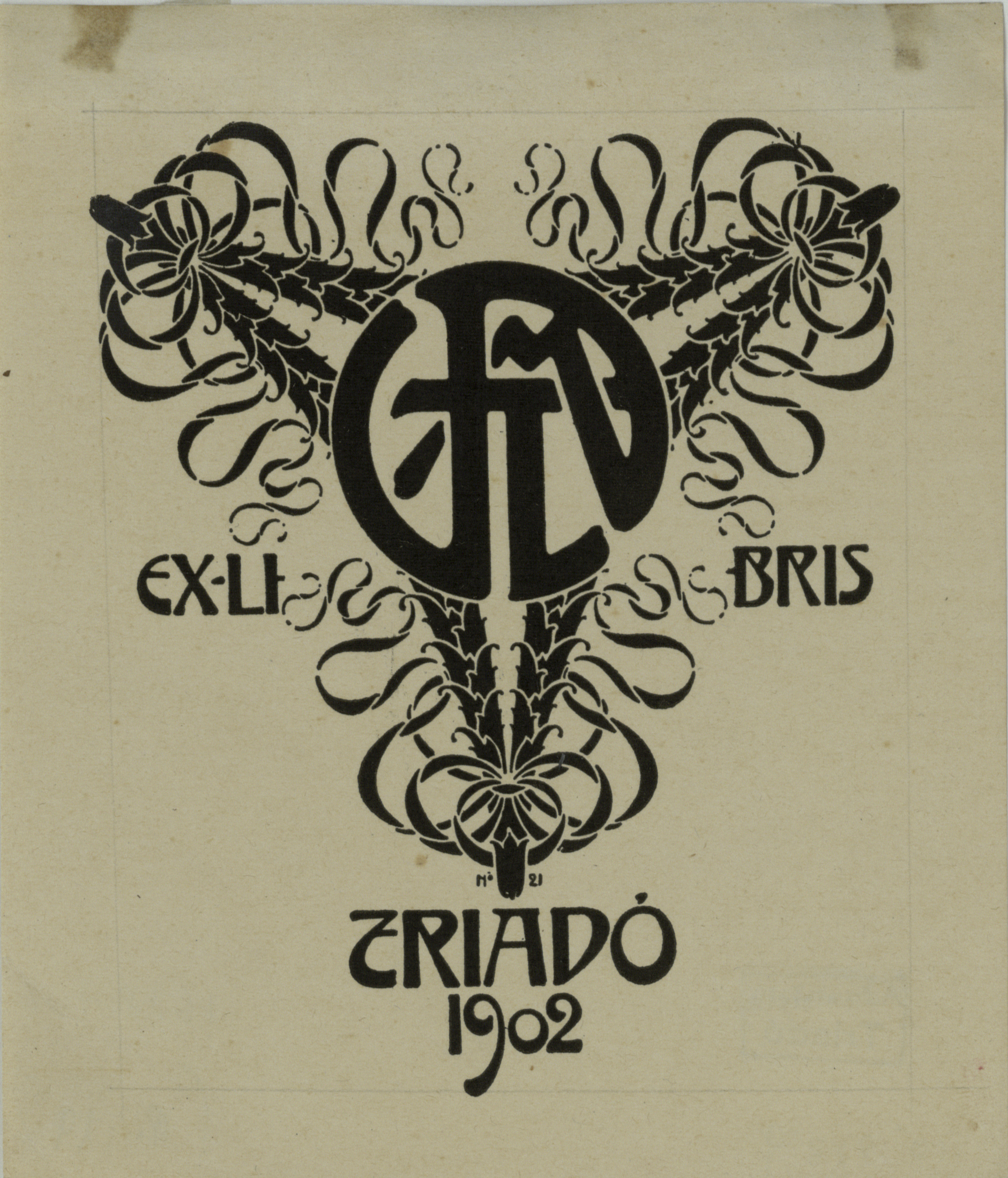 image for: Josep Triadó - Ex-libris Triadó - 1902