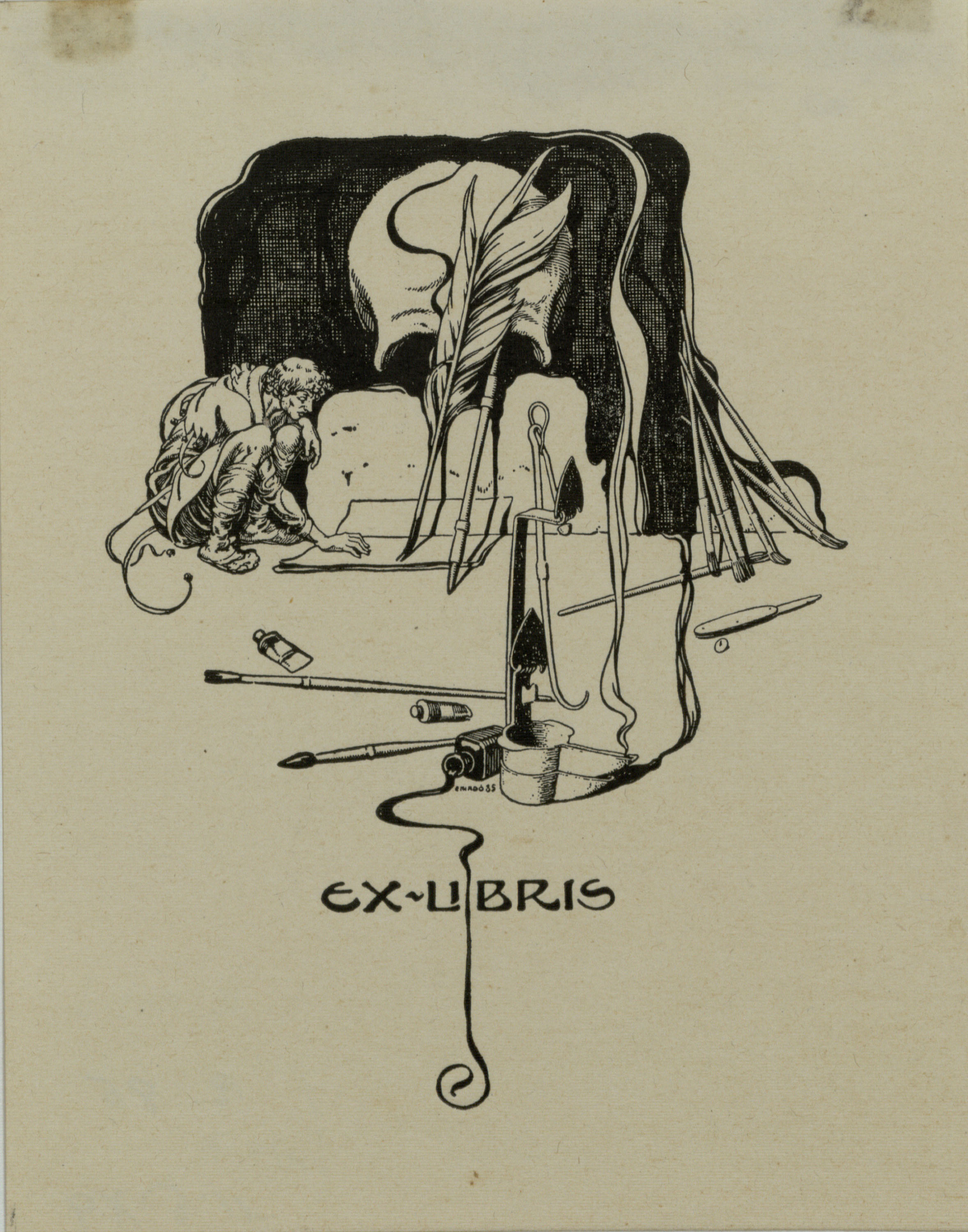 image for: Josep Triadó - Ex-libris sense títol - 1905