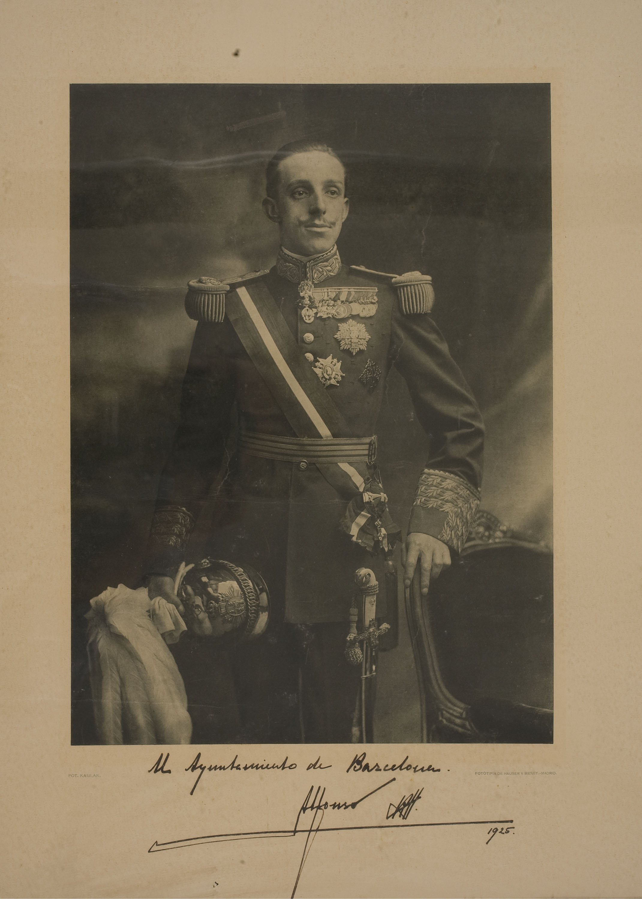 image for: KAULAK - Retrat del rei Alfons XIII - 1925