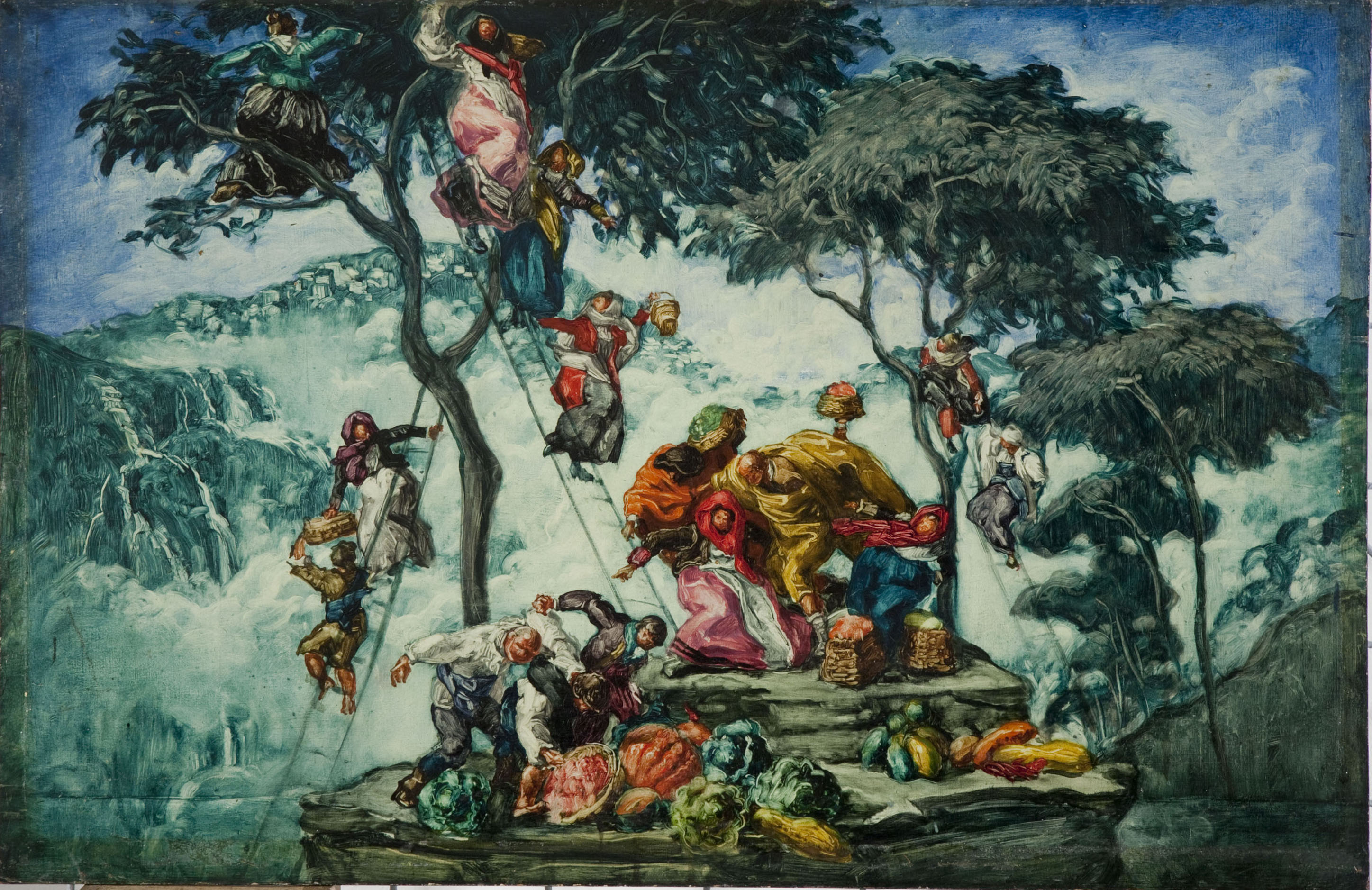 Josep Maria Sert - Europa o la Tardor (Pavelló Rothschild) - 1917-1920 image for: Josep Maria Sert - Europa o la Tardor (Pavelló Rothschild) - 1917-1920